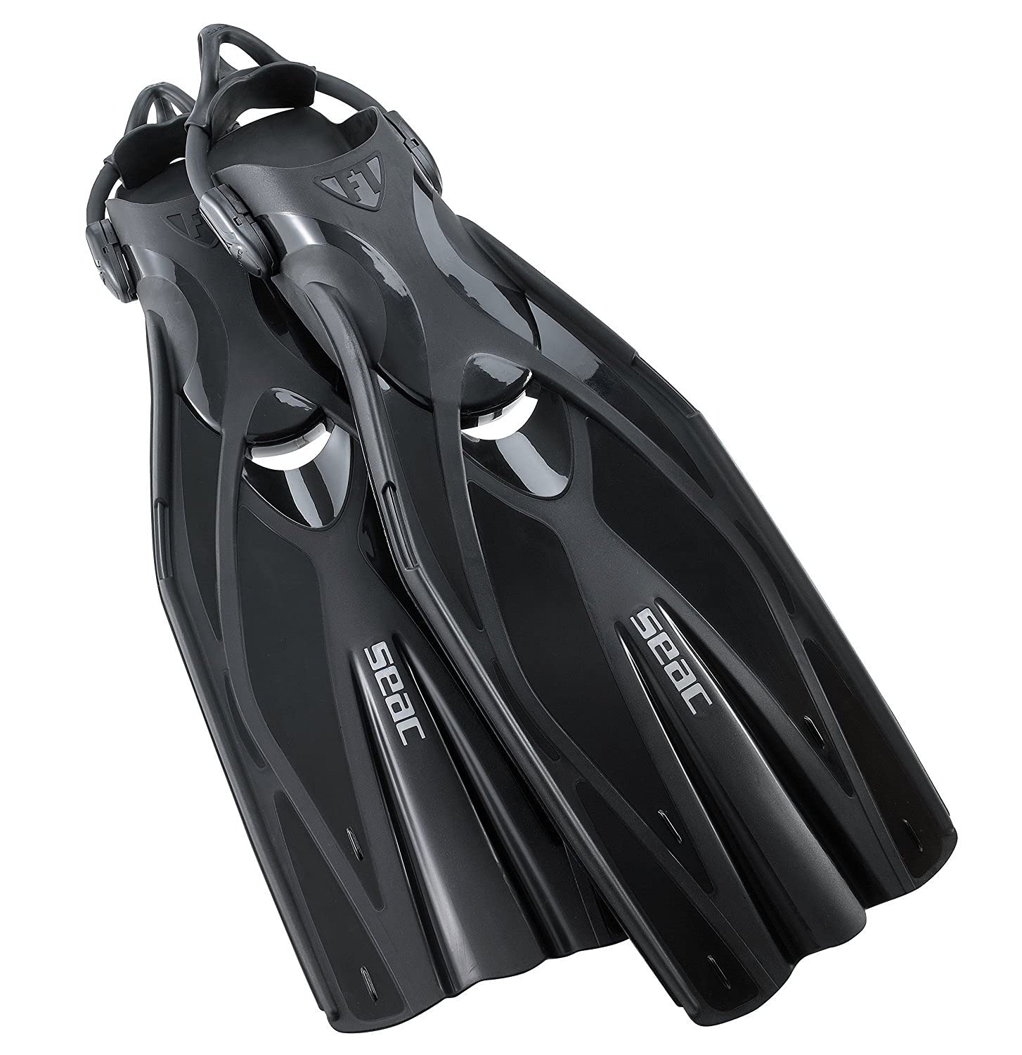 Seac F1 S Ultra Light Scuba Diving Fins with Adjustable Sling Strap - Perfect for Snorkeling, Freediving & Travel Adventures