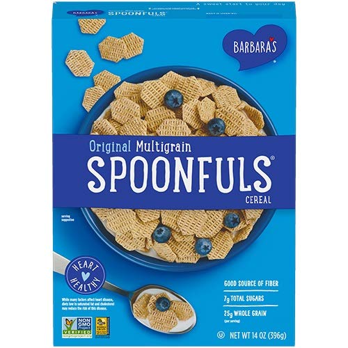 Barbara's Bakery Multigrain Shredded Spoonfuls Cereal - 14 oz | Healthy Breakfast Cereal for Kids & Adults | Perfect for Mornings, Snacks & Yogurt Toppings