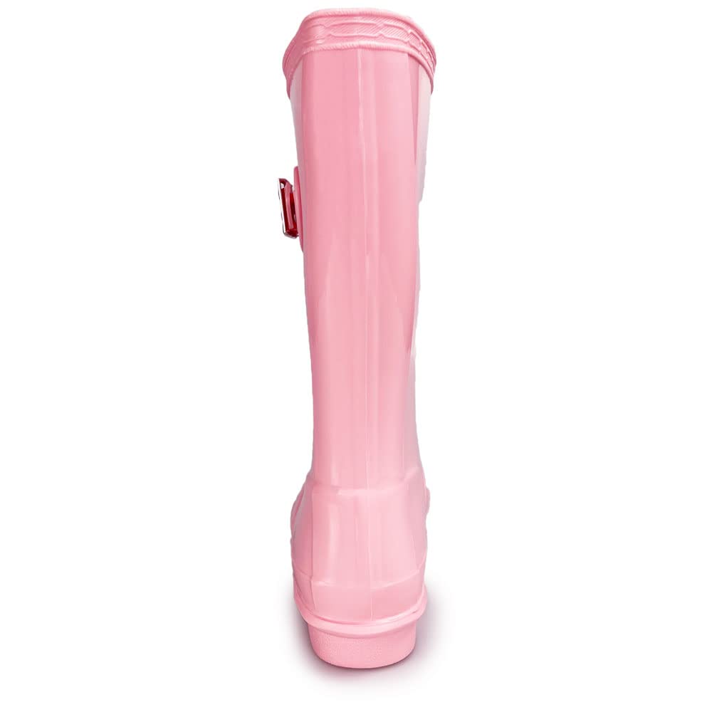Amoji Girls' Easy-On Rain Boots for Kids - Waterproof & Comfortable for Outdoor Play, Puddle Jumping, and School