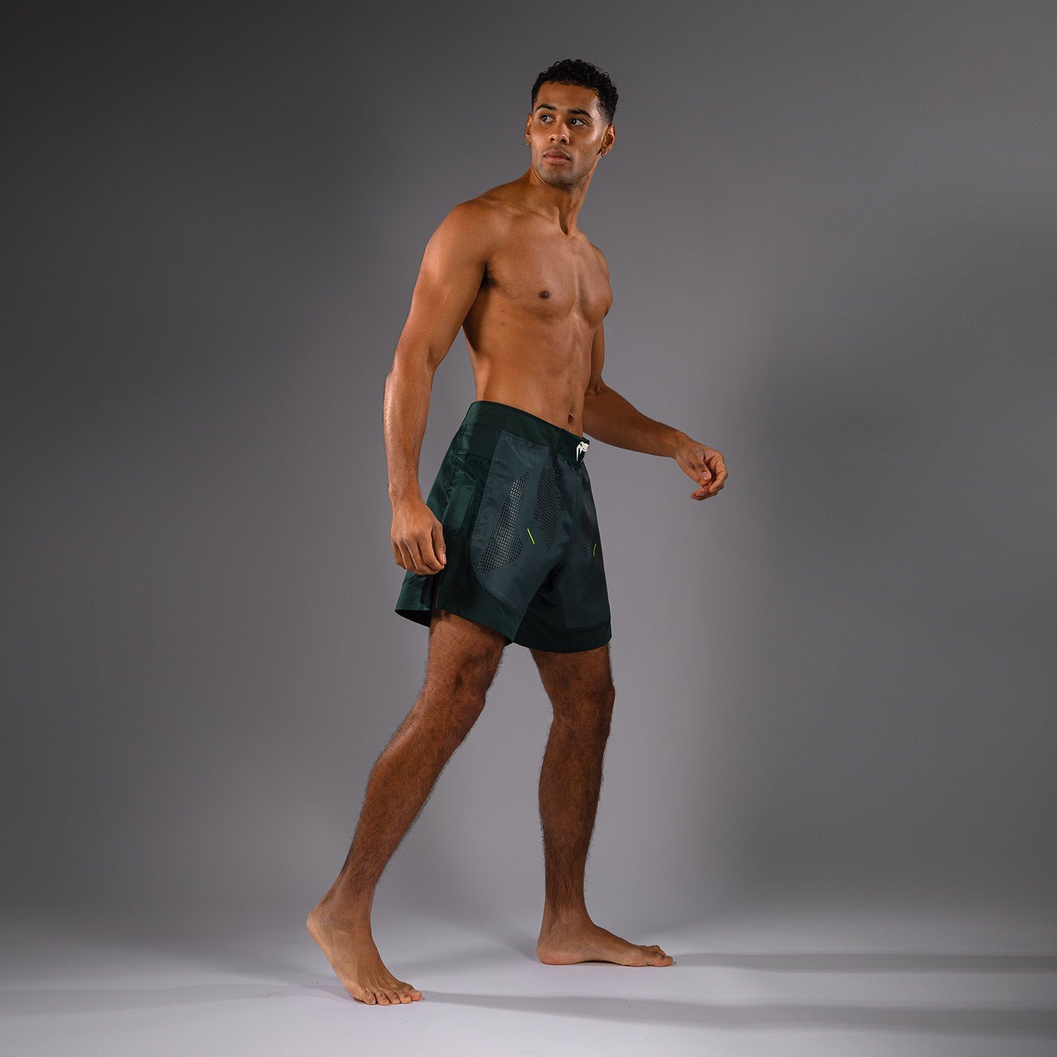 Venum Technical 3.0 MMA Fight Shorts for Men - Premium Forest Green Training Shorts for Boxing, BJJ & Muay Thai - Lightweight & Breathable Combat Shorts for Gym Workouts & Martial Arts Training