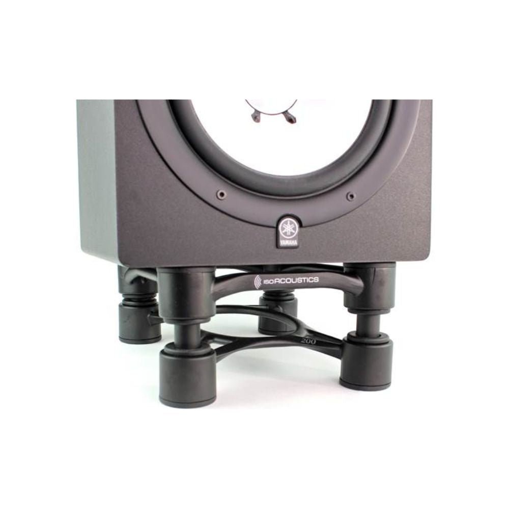 IsoAcoustics Aperta 200 Speaker Isolation Stands (Pair) - Premium Studio Monitor Isolation for Clearer Sound & Reduced Vibrations - Perfect for Home Studios, DJ Setups & Professional Audio Systems