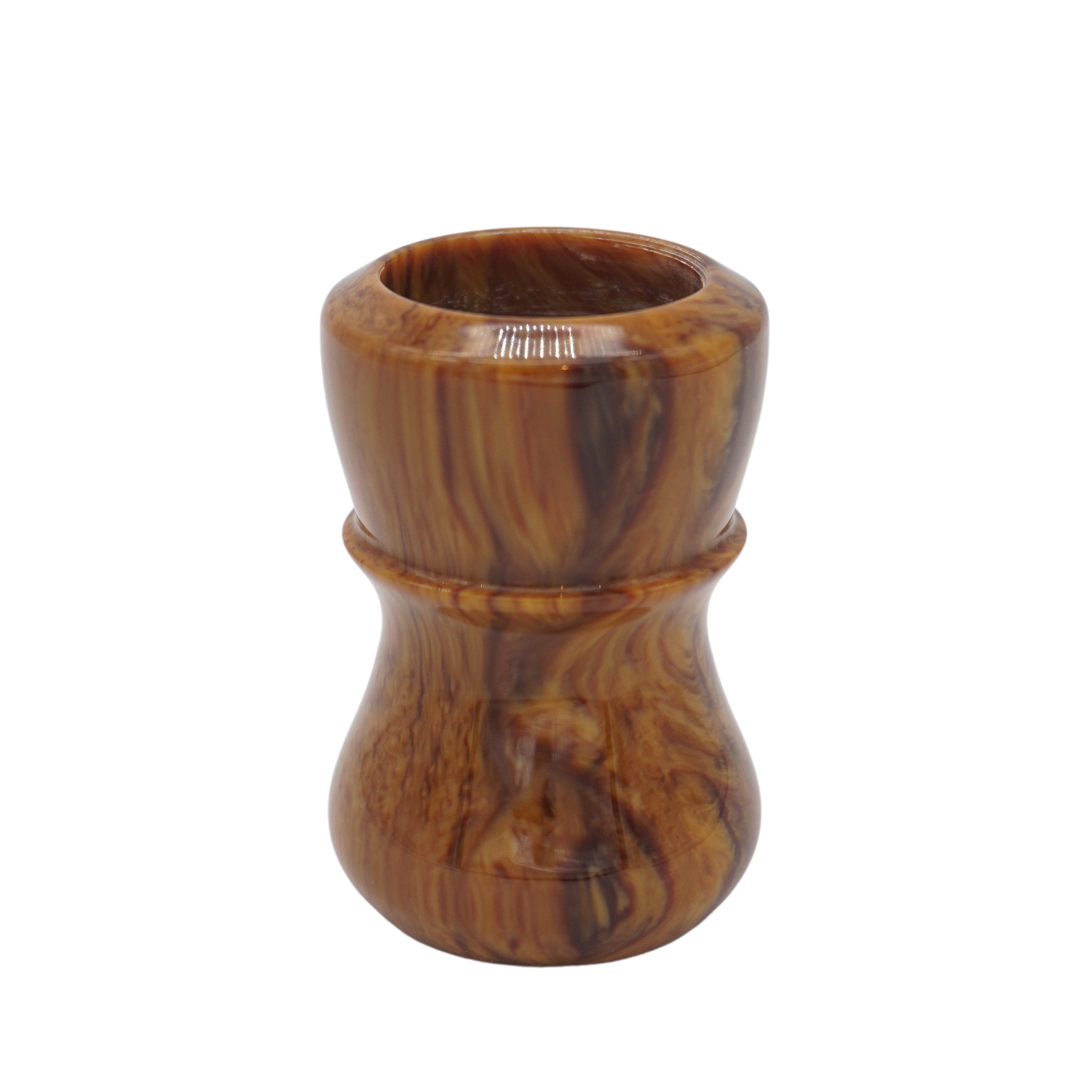 Premium Briar Wood Handcrafted Shaving Brush Handle - Fits 24mm & 26mm Knots - Perfect for Wet Shaving & Grooming Gifts for Men