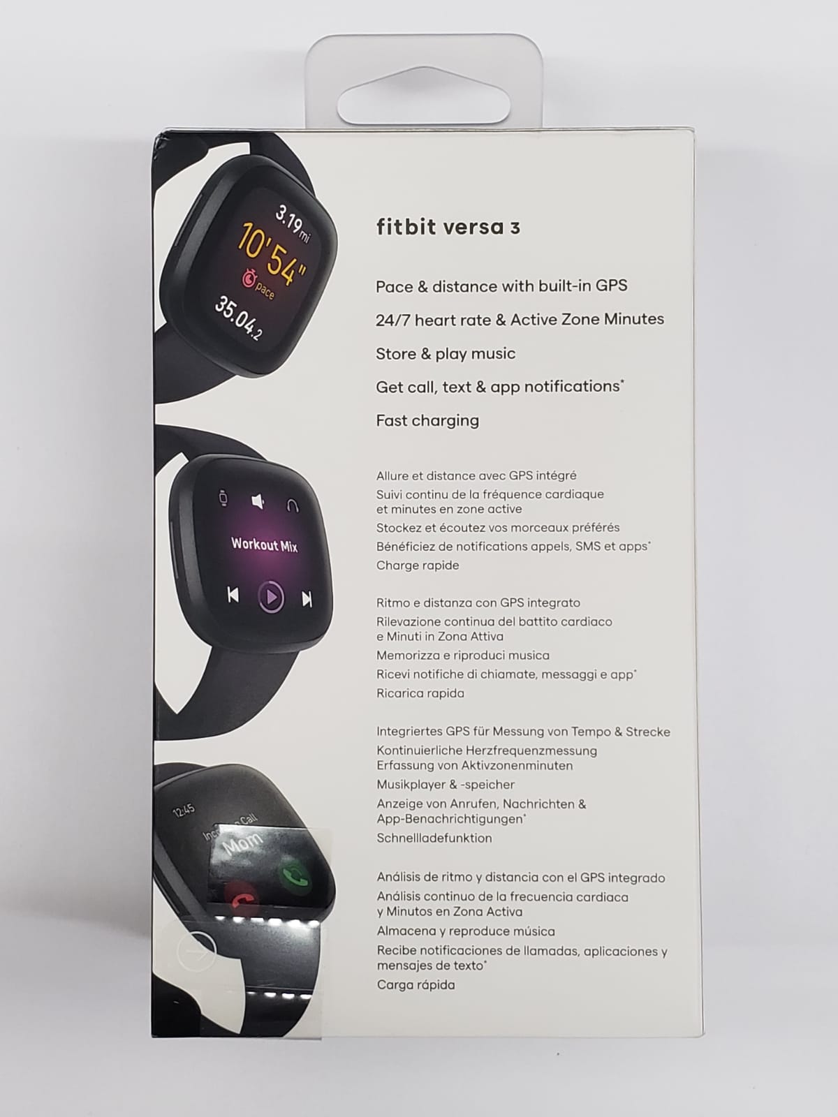 Fitbit Versa 3 Smart Watch with Alexa Built-in, Heart Rate Monitor, GPS & Sleep Tracking - Perfect for Fitness Enthusiasts & Active Lifestyles