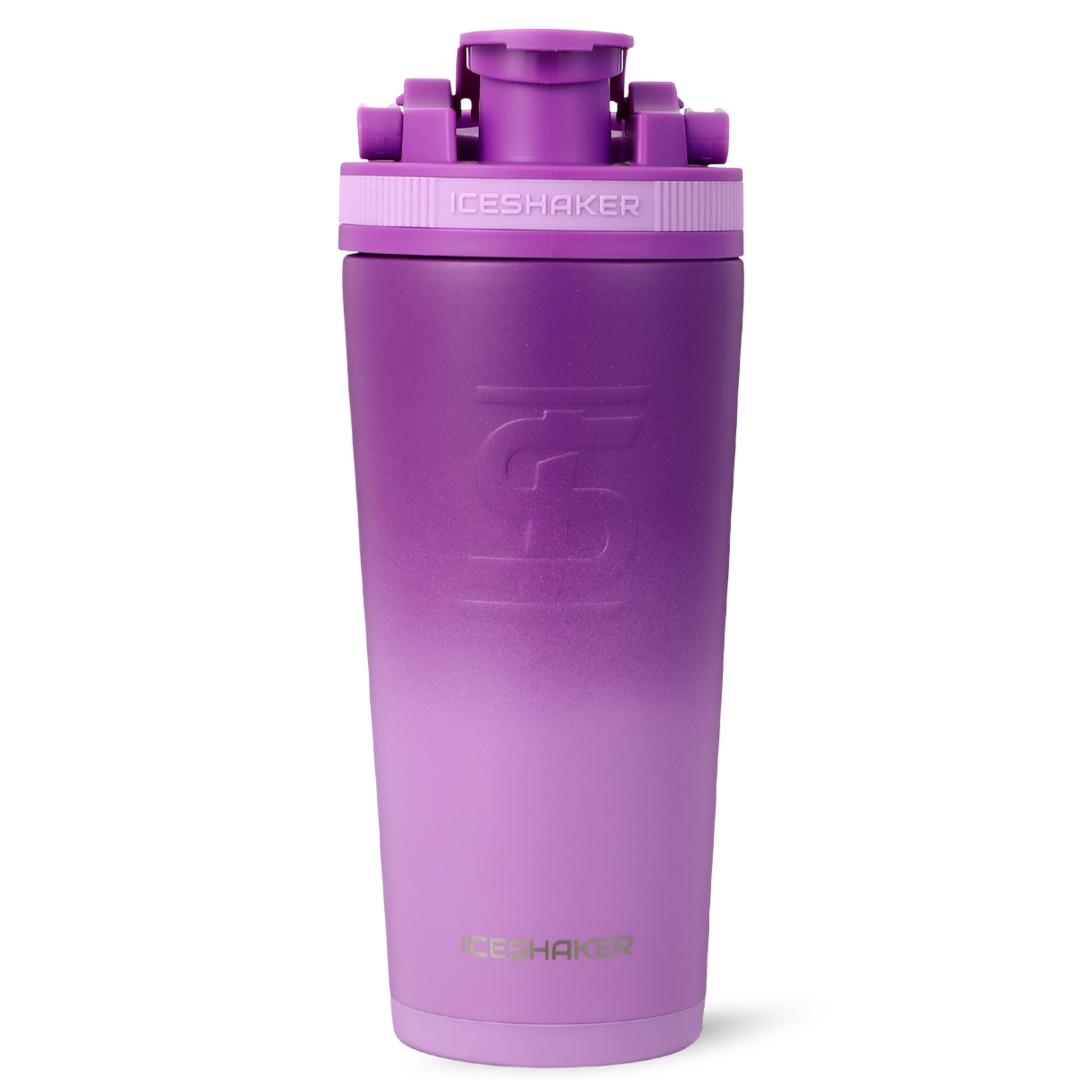 Custom 26oz Insulated Ice Shaker Tumbler - Color Rush Purple - Perfect for Mother's Day Gifts, Gym, Workouts & Outdoor Activities