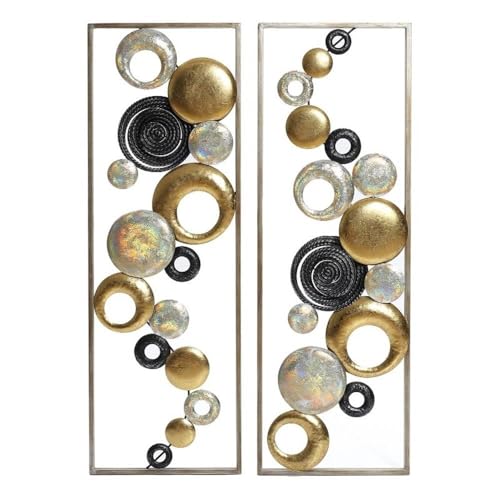 Gold, silver, black