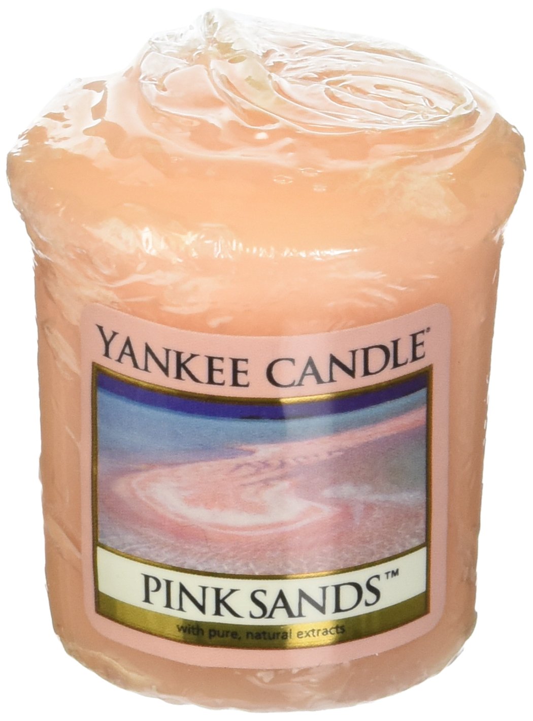 Yankee Candle Pink Sands Scented Votive Candles - 6 Pack Set | Home Fragrance, Relaxation & Aromatherapy for Bedroom, Bathroom and Living Spaces