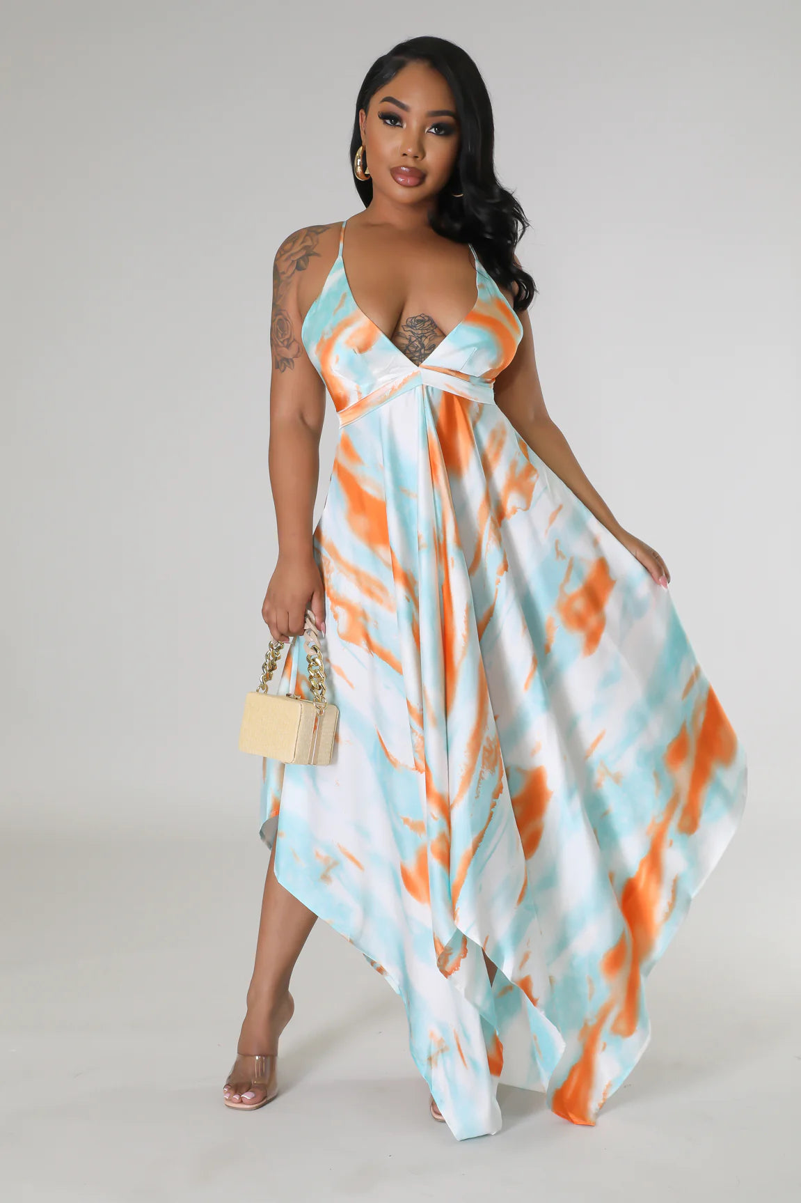 Aruba Vacation Dress - Flowy Summer Beach Dress for Women | Perfect for Tropical Getaways, Beach Vacations & Resort Wear