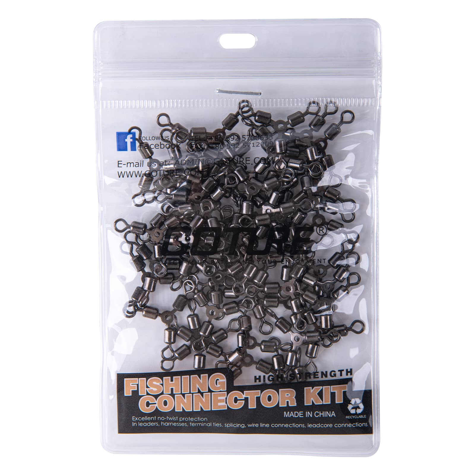 **30-Pack Glow in the Dark 3-Way Fishing Swivels – T-Shaped Brass Barrel Fishing Line Connectors with Luminous Beads – Saltwater & Freshwater Fishing Tackle for Night Fishing & Deep Sea Angling**