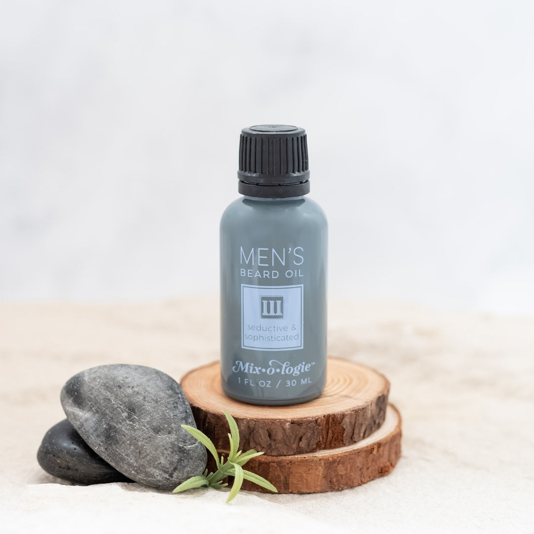 Premium Men's Beard Oil for Growth & Conditioning - III Seductive & Sophisticated Scent - Grooming & Styling for Beards & Mustaches - Perfect for Daily Use & Special Occasions