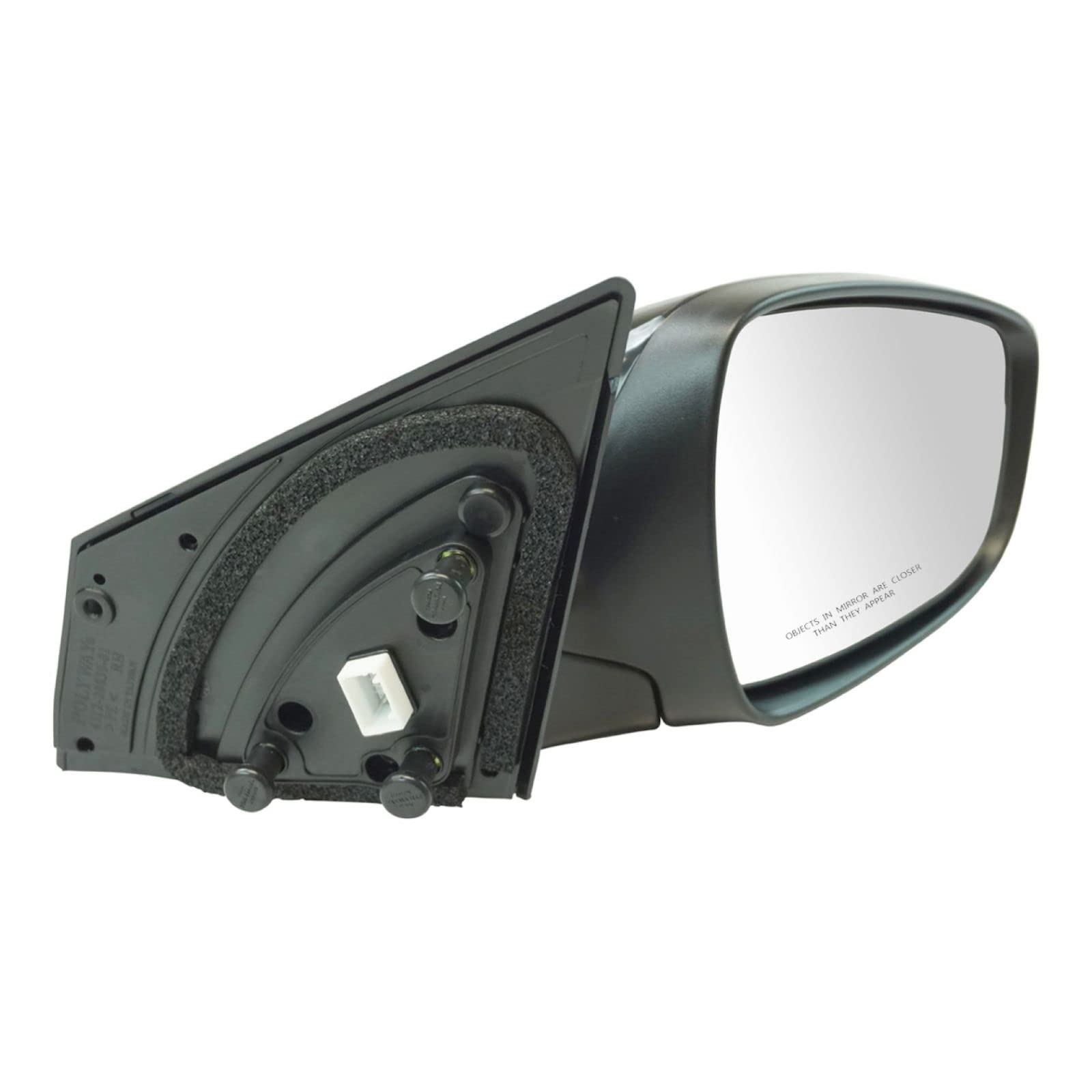 Heated Power Side Mirror Pair - Left & Right for Hyundai Accent | Black Exterior Replacement | All-Weather Driving Safety Upgrade