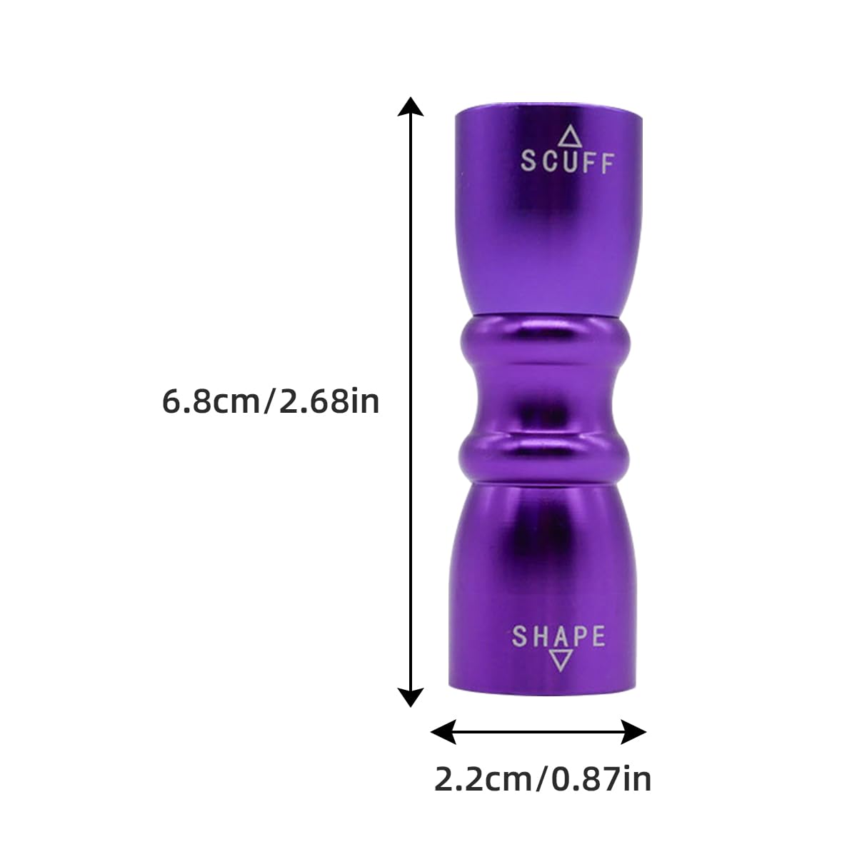 Scott Edward 3-in-1 Pool Cue Tip Tool - Professional Billiard Cue Accessories with Scuffer, Shaper & Aerator - Perfect Gift for Men, Husbands & Friends - Ideal for Home Game Rooms, Bars & Pool Halls