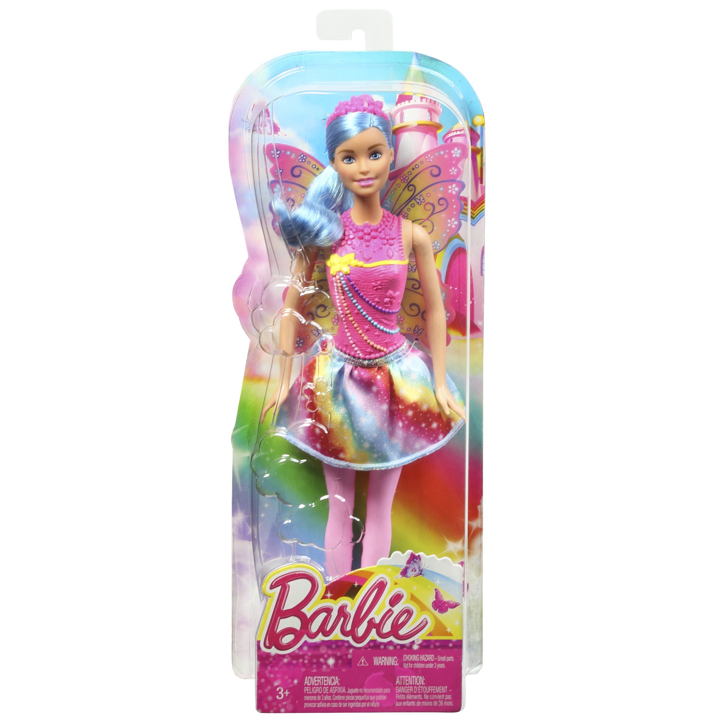 Barbie Fairy Doll with Rainbow Fashion Dress - Magical Playtime Toy for Kids | Perfect for Birthday Gifts, Dress-Up Games & Fantasy Storytelling