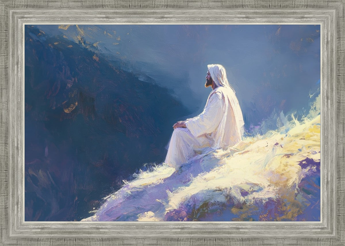 Contemplation By Justin Anna Culebro - Abstract Wall Art Painting for Home & Office Decor | Perfect for Living Room, Bedroom or Meditation Space