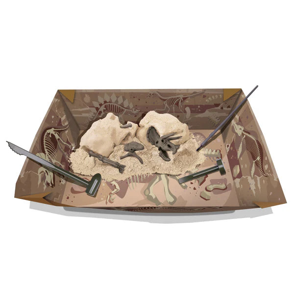Natural History Museum Dig a Triceratops Skeleton - Dinosaur Fossil Excavation Kit for Kids STEM Learning & Paleontology Fun | Perfect for Science Projects & Educational Play