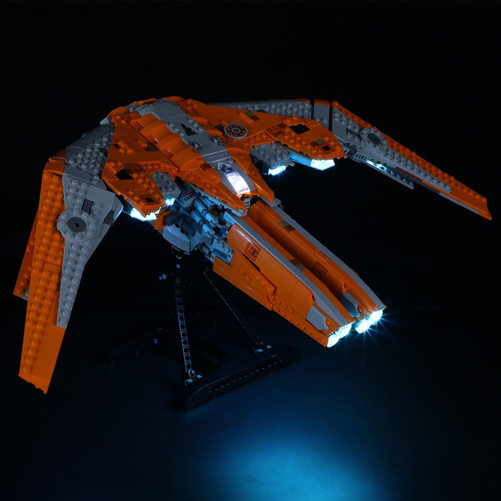 LEGO Marvel Guardians of The Galaxy Ship 76193 Light Kit – DIY Lighting Set for Spaceship Models | Perfect for Display & Nighttime Play