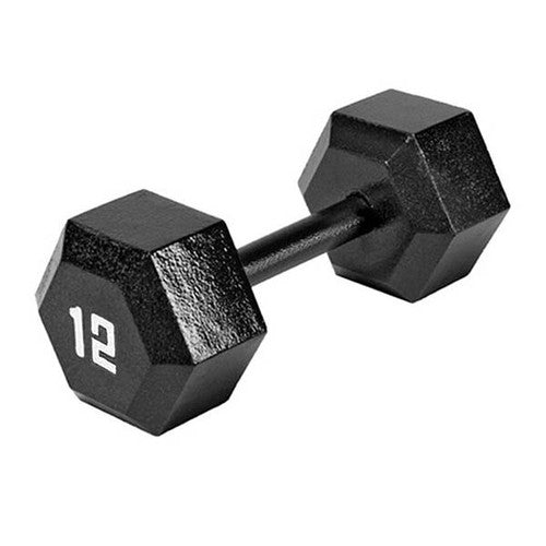 Marcy 12lb Hex Dumbbell Set - Premium Cast Iron Weight for Home Gym Strength Training - Perfect for HIIT, CrossFit & Full-Body Workouts