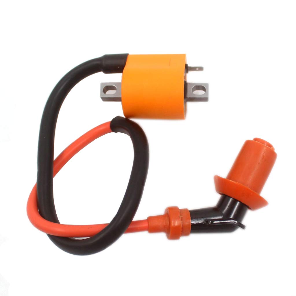HURI Ignition Coil Replacement for MX100 MX150 100CC 150CC Flywing Dirt Bike - High Performance Spark Plug Coil for Off-Road Motorcycles & ATVs - Perfect for Trail Riding, Motocross Racing & Off-Road Adventures