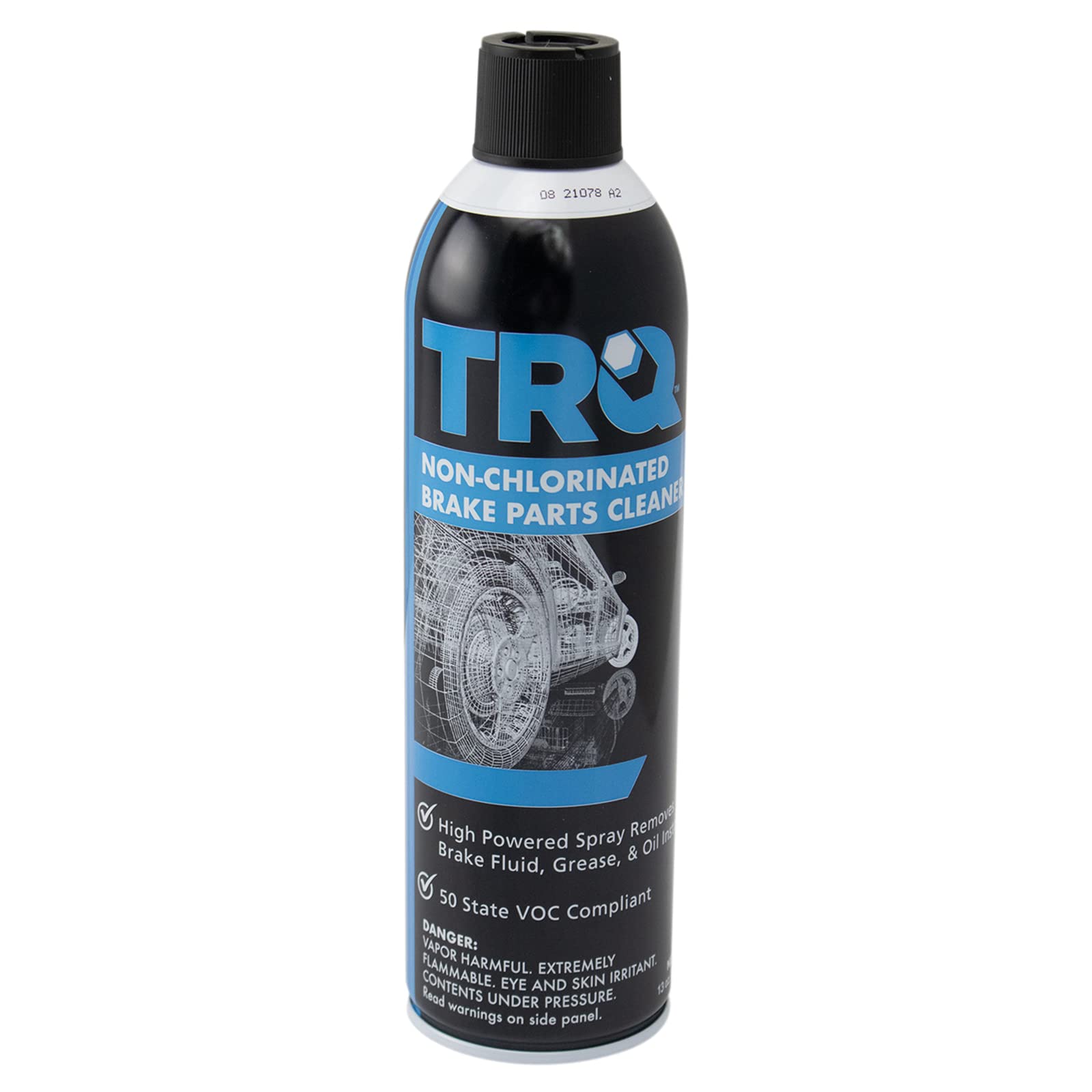 TRQ High-Performance Front Brake Rotor & Semi-Metallic Pad Kit with Chemicals - Perfect for Daily Commuting, Highway Driving & Performance Upgrades