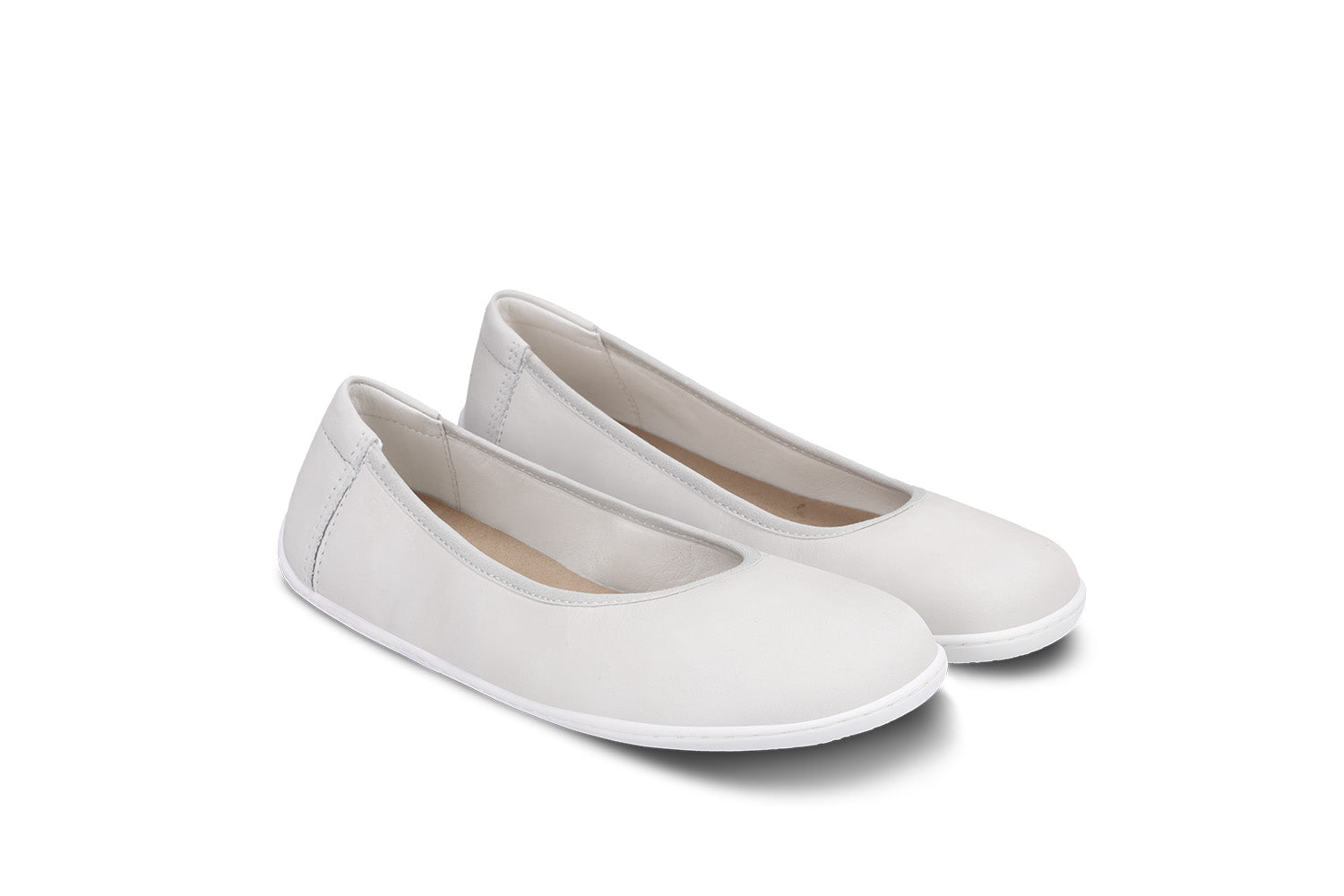 Ballet Flats Be Lenka Sophie - All Chalk White | Comfortable Women's Shoes for Work, Walking & Casual Wear