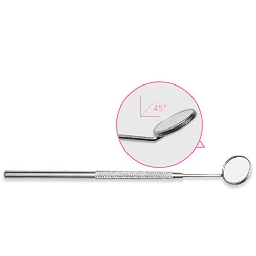 Professional Stainless Steel Eyelash Extension Mirror - Portable Beauty Tool for Lash Artists & DIY Use at Home, Salon, or Travel