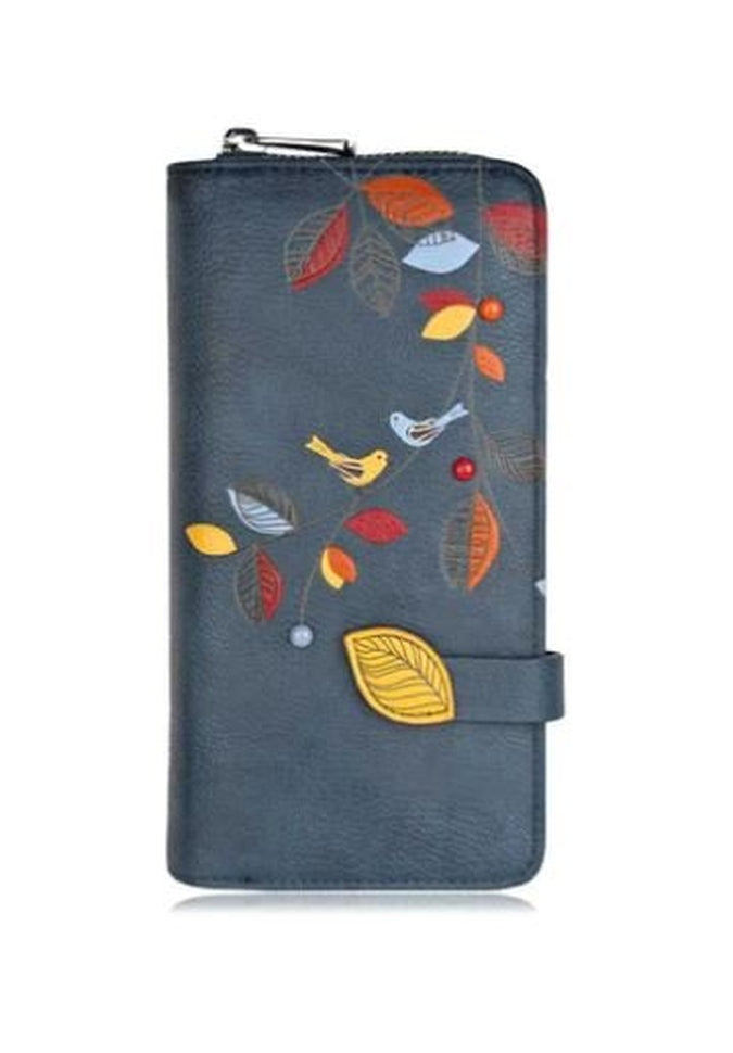 Espe Avery Clutch Wallet for Women - RFID Blocking Leather Card Holder with Wristlet Strap - Perfect for Travel, Shopping & Night Out