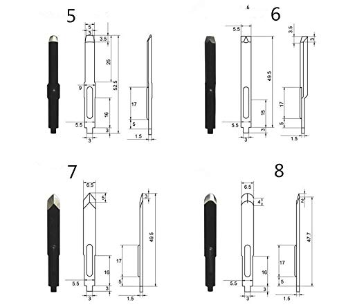 Premium Electric Carving Chisel Blades - High-Performance Replacement Knives for Power Carvers | Perfect for Woodworking, DIY Crafts & Professional Sculpting