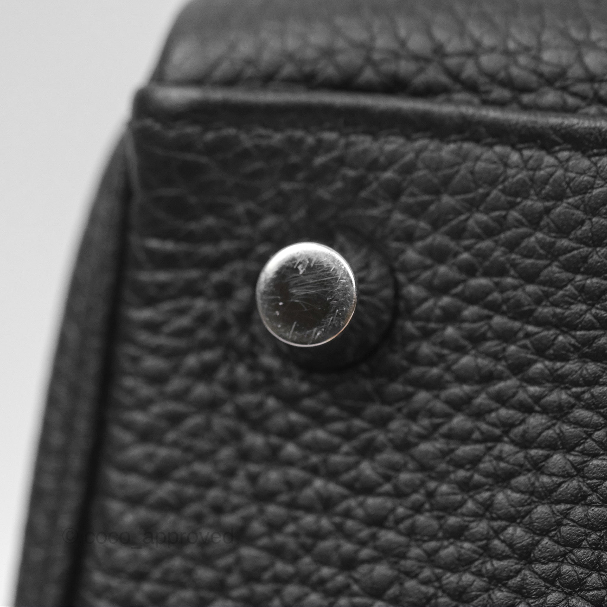 Authentic Hermès Retourne Kelly 25 Handbag - Black Togo Leather with Palladium Hardware | Luxury Designer Bag for Women | Perfect for Work, Evening Events & Special Occasions