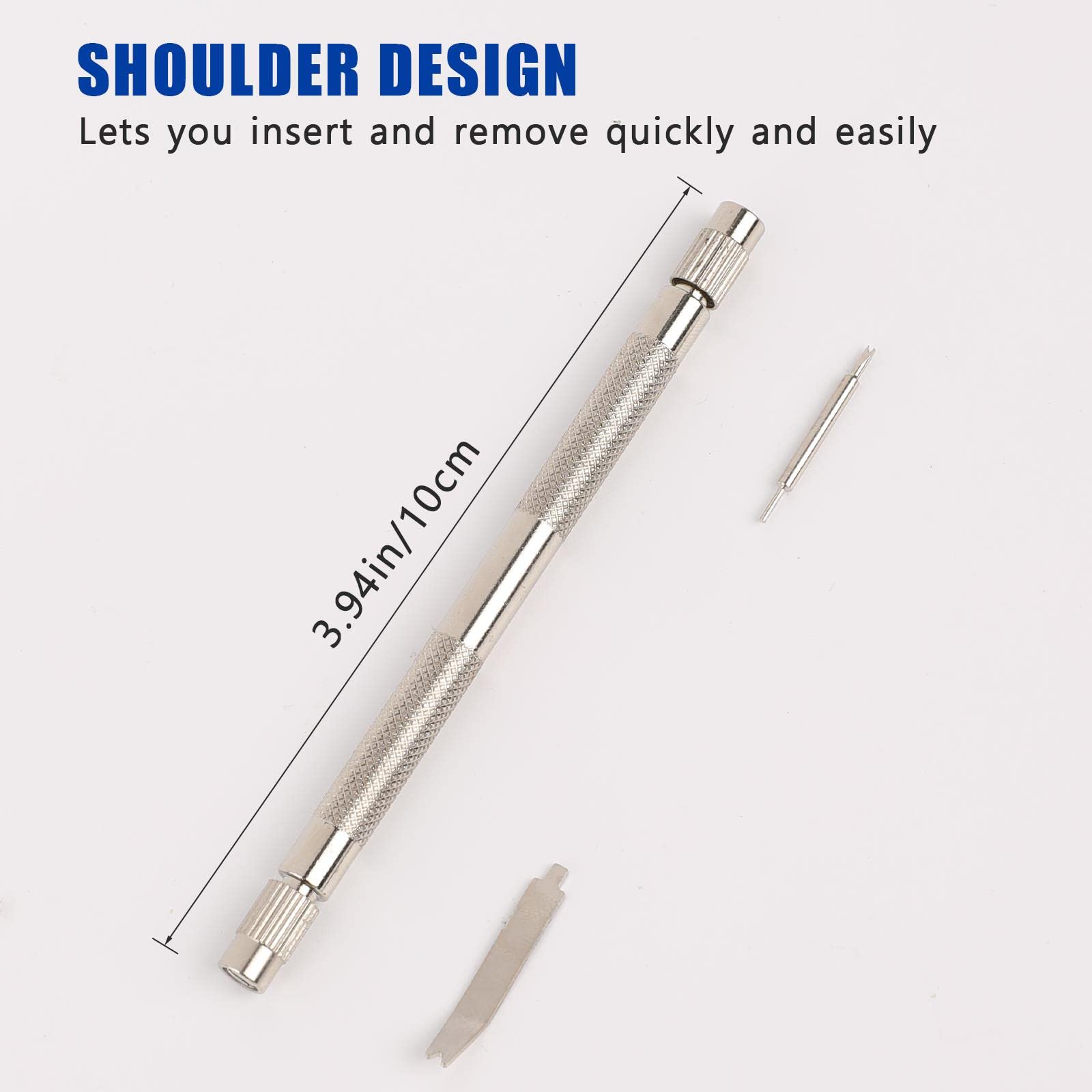 Sliverdew 41-Piece Professional Watch Repair Kit with Stainless Steel Band Pins, Spring Bar Tool & Link Remover (1.5mm & 1.8mm) - Perfect for Watch Band Replacement, Battery Change & DIY Watch Maintenance