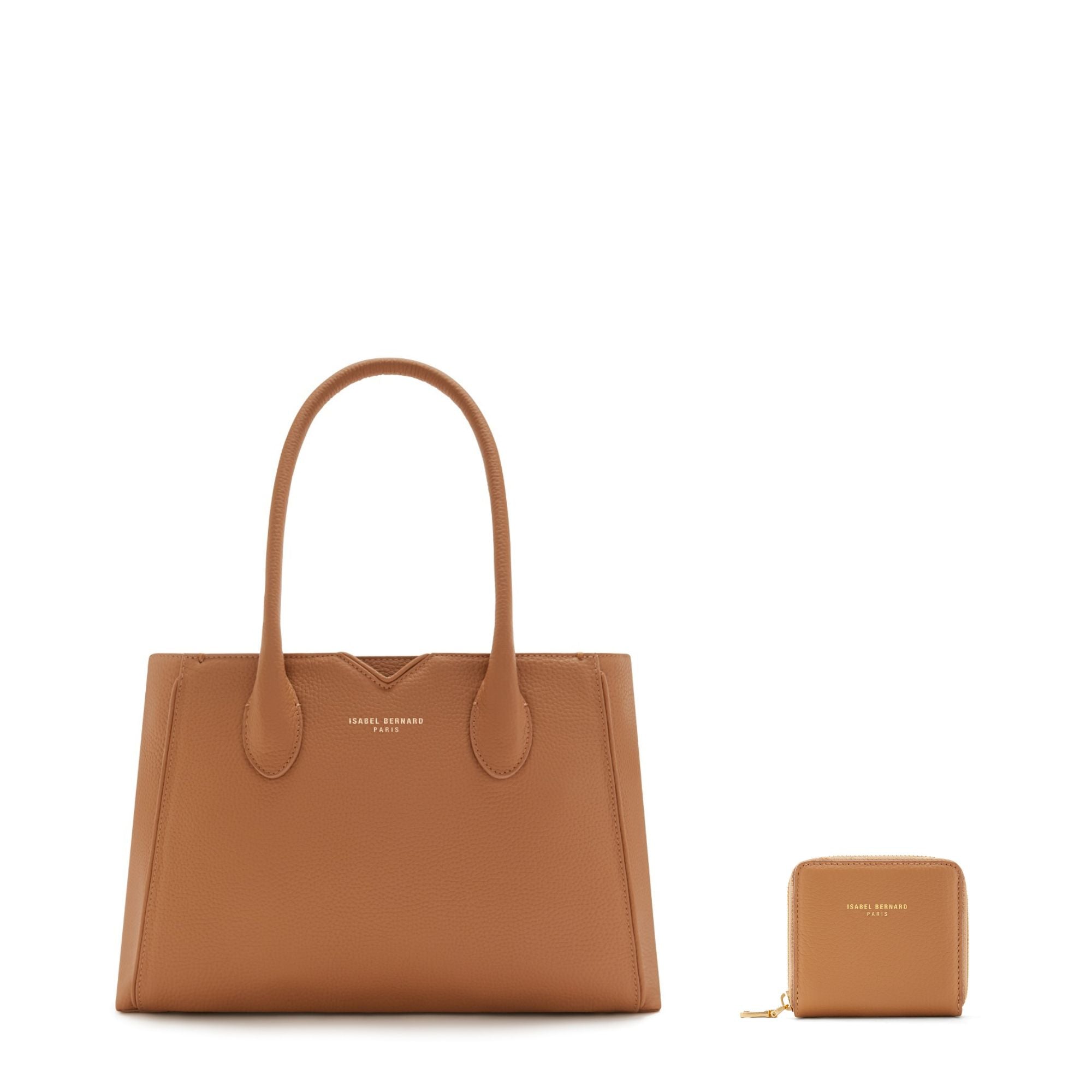 Isabel Genuine Calfskin Leather Handbag and Wallet Set for Women - Luxury Gift for Birthday, Anniversary & Everyday Elegance