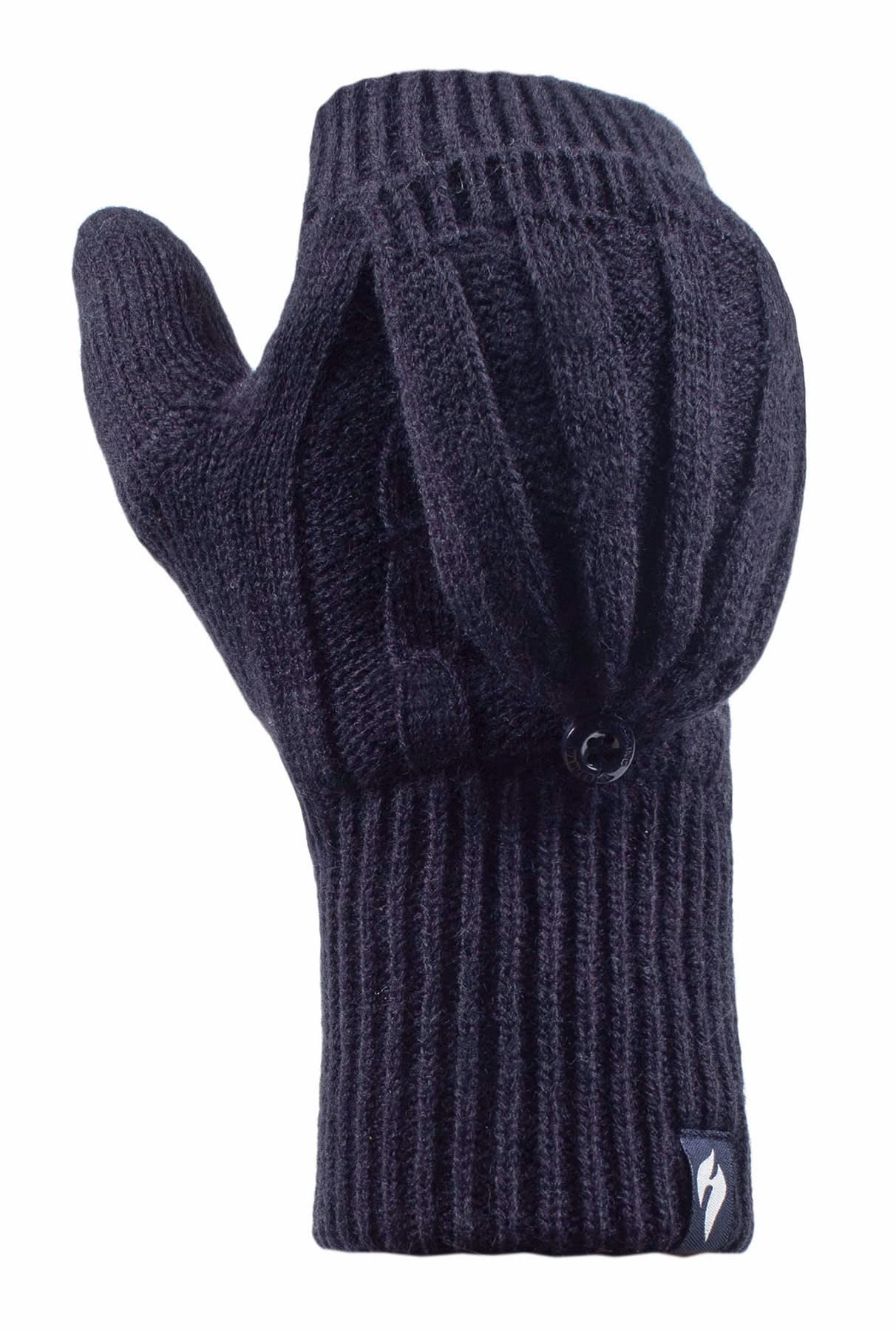 Heat Holders Women's Thermal Winter Fleece Cable Knit Hat, Neck Warmer & Convertible Gloves Set - Cold Weather Accessories for Skiing, Snowboarding & Outdoor Activities