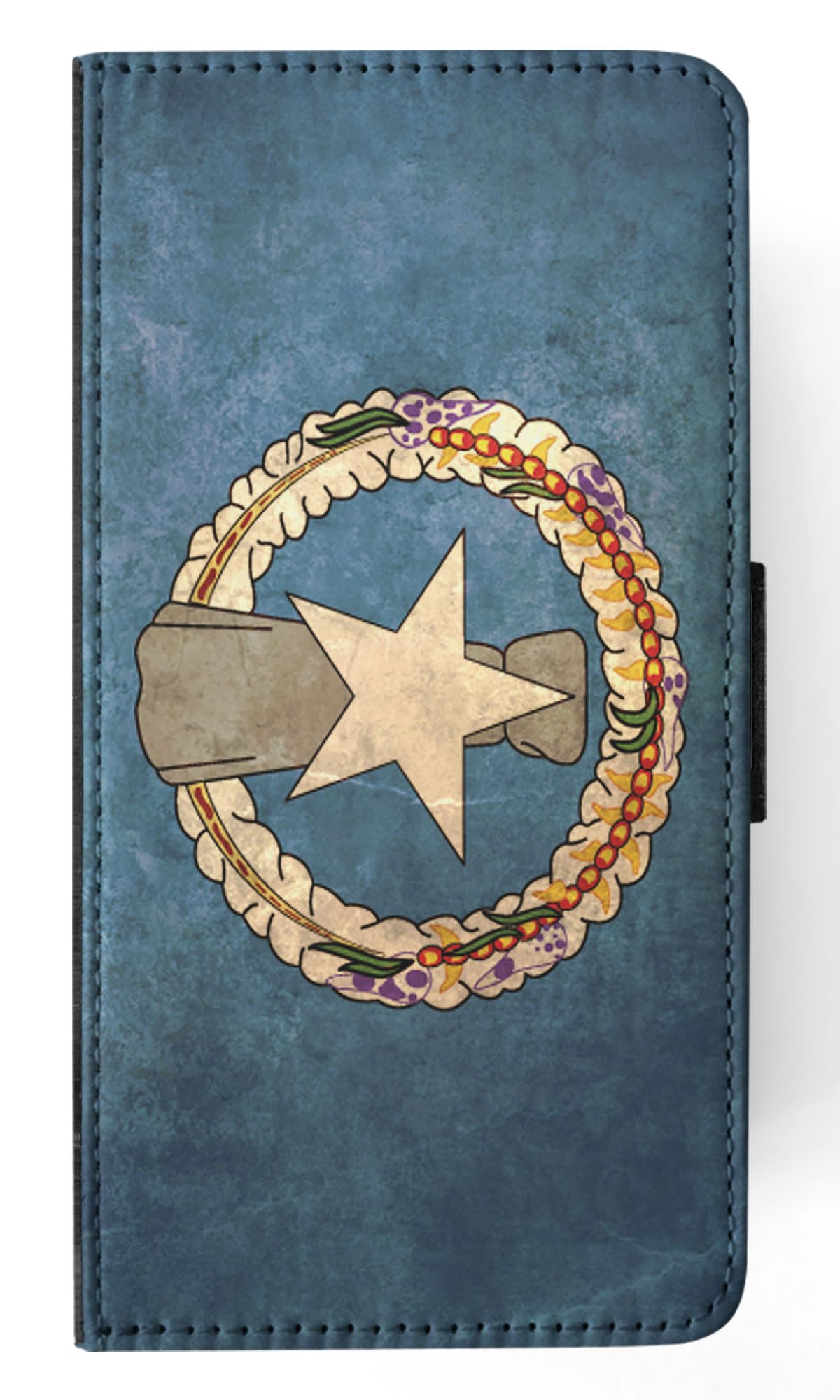 Premium Northern Mariana Islands Flag Design Flip Wallet Phone Case for Samsung Galaxy S23+ Plus - Stylish Protection with Card Slots for Everyday Use & Travel