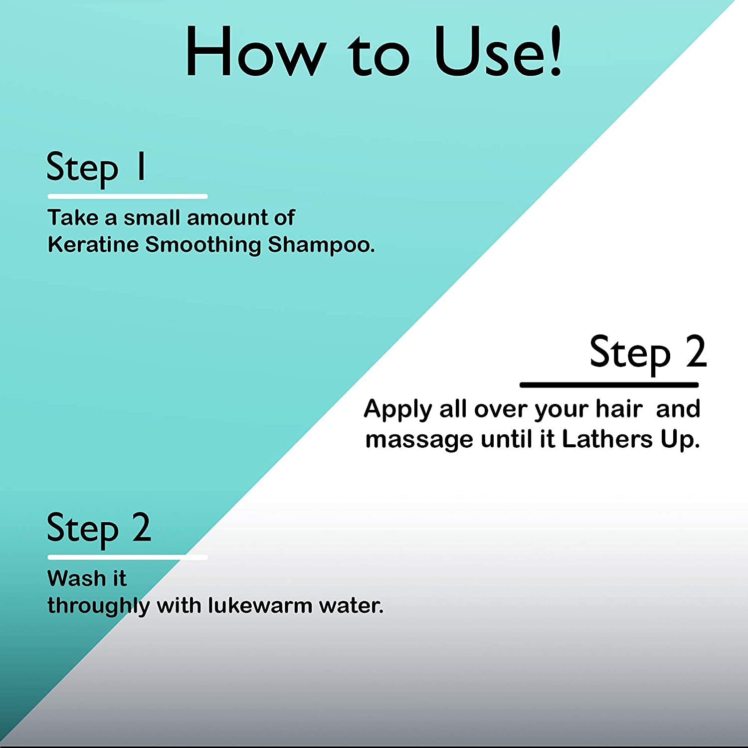 Keratin Professional Shampoo for Dry, Damaged & Color-Treated Hair - Infused with Keratin, Almond Oil, Jojoba Oil & Shea Butter - Nourishes Curly, Wavy & Straight Hair - Made in India (1 Count) | Perfect for Daily Hair Care & Salon-Quality Results at Home