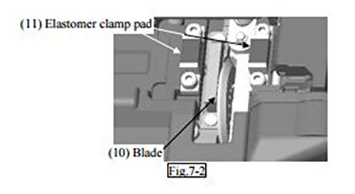Original Fujikura CT-30 Fiber Optic Cleaver Replacement Part - Elastomer Clamp Pad & Rubber Gasket Kit for Precise Fiber Cutting | Compatible with Fujikura CT-30 Cleavers | Ideal for Telecom, Data Center & Network Maintenance