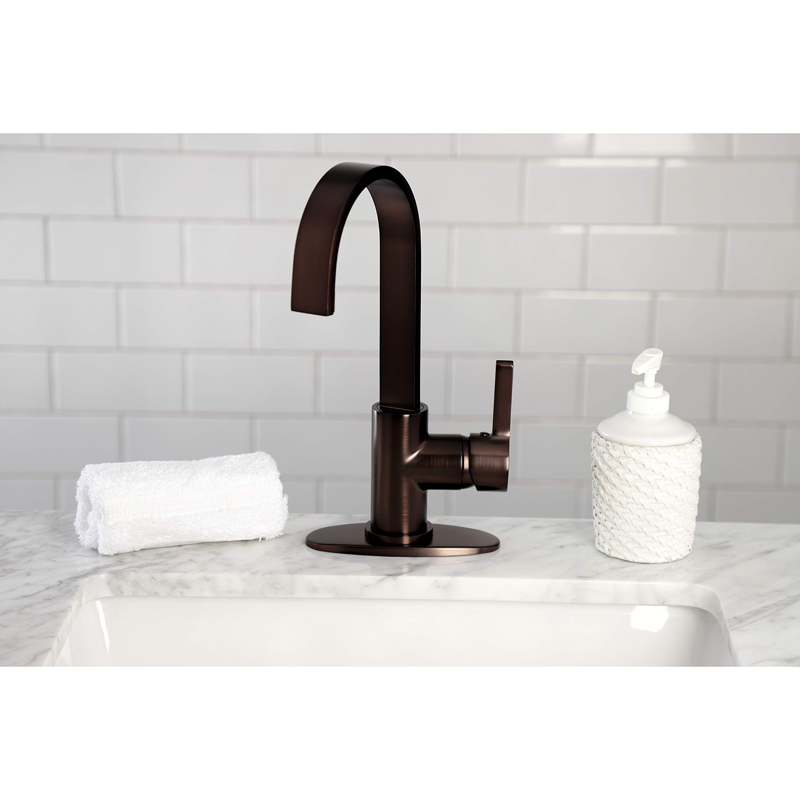Kingston Brass LS8615CTL Continental Bar Faucet - Oil Rubbed Bronze Finish, 5-7/8