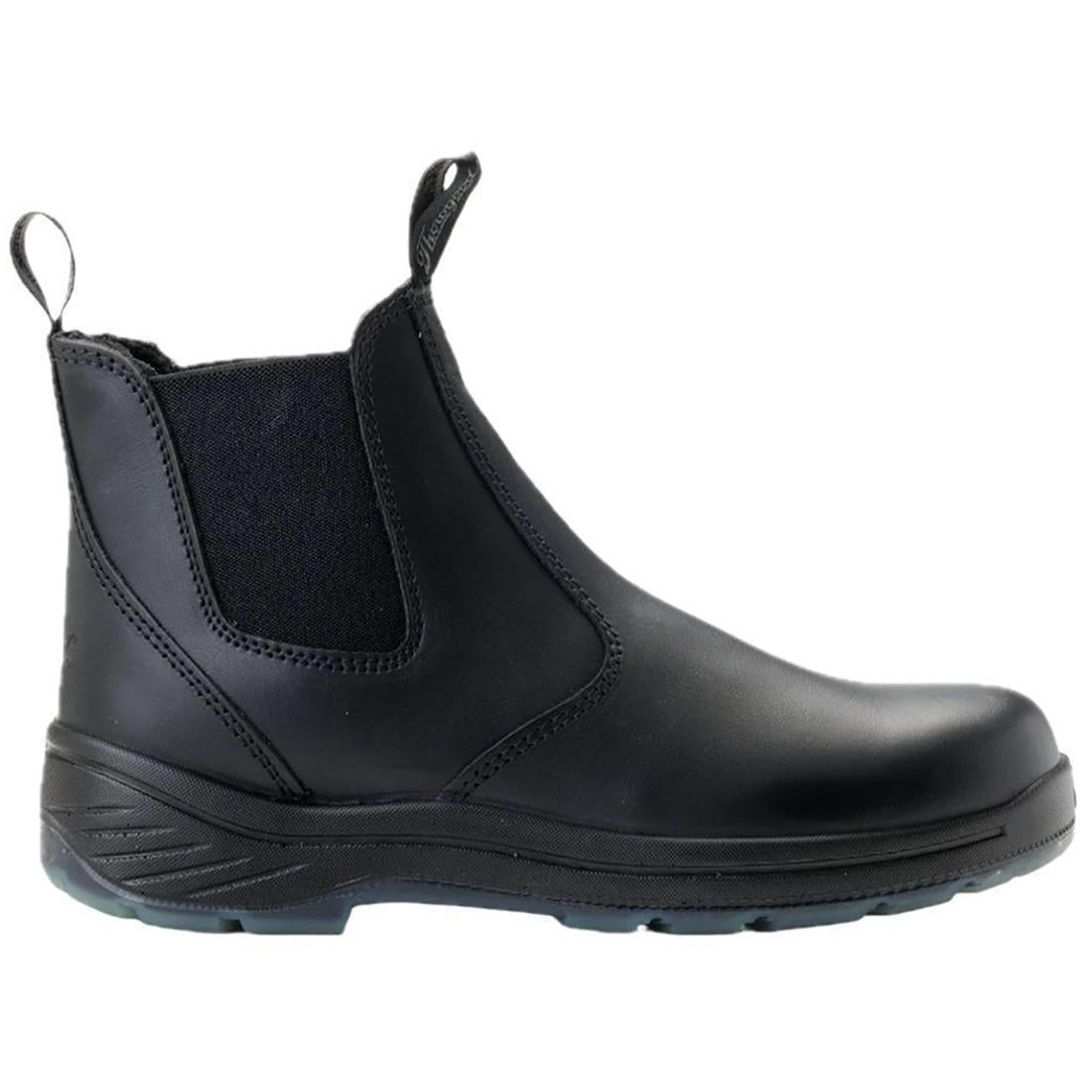 Quick Release Station 6 Composite Toe Work Boots with Translucent Outsole - Black Safety Shoes for Construction, Warehouse & Industrial Work