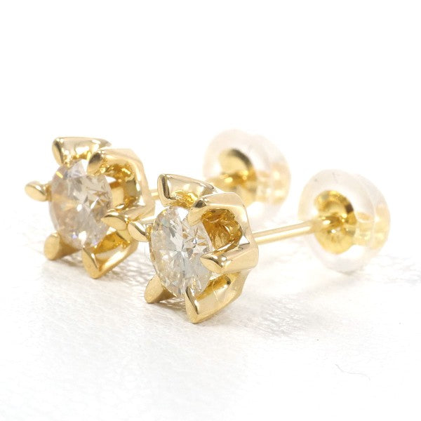 18K Yellow Gold Brown Diamond Earrings for Women - Luxury Dangle Earrings for Wedding, Party & Special Occasions