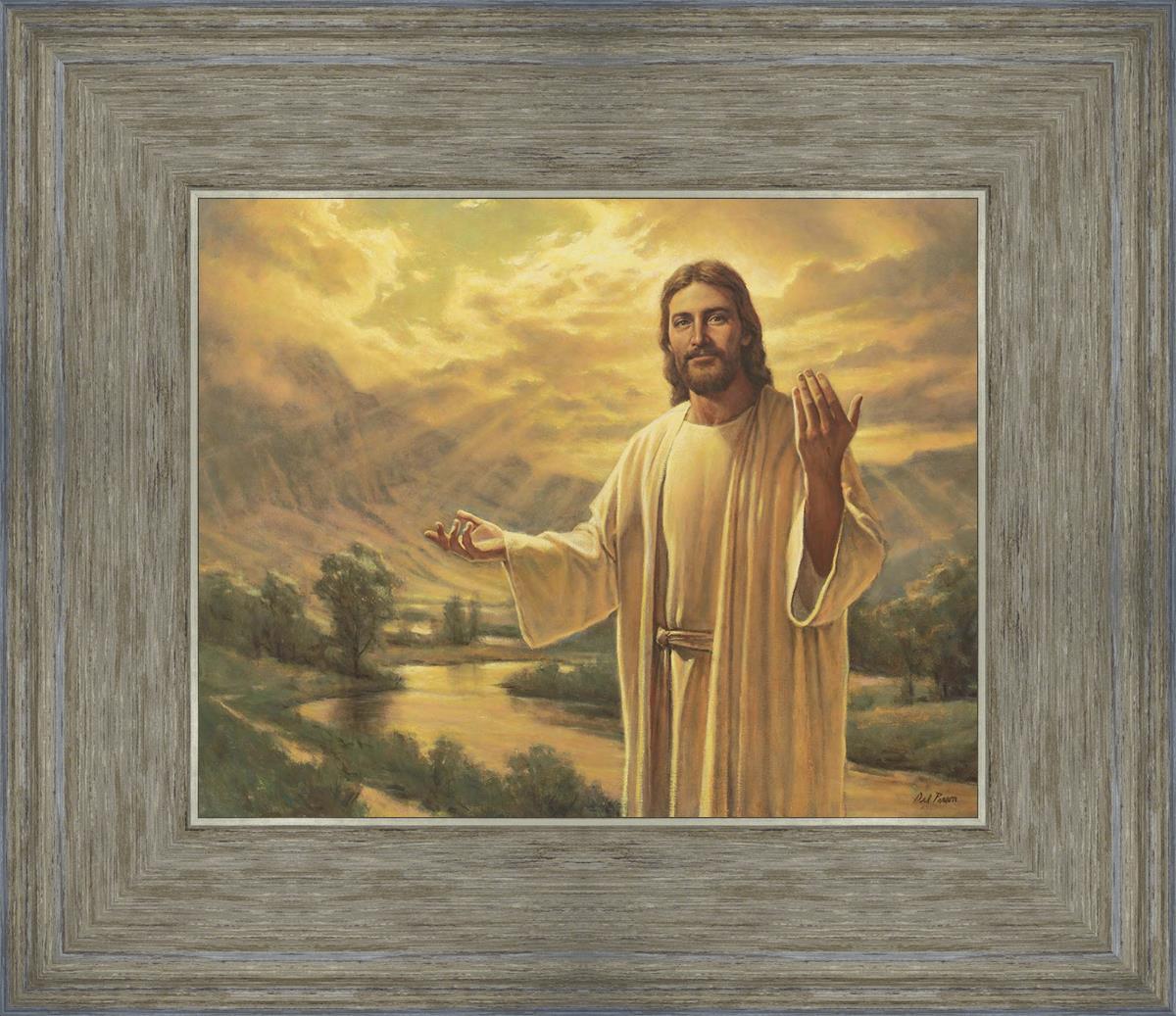Come Follow Me By Del Parson - Inspirational Christian Wall Art for Home & Church Decor - Perfect for Living Rooms, Bedrooms & Sunday School Classrooms