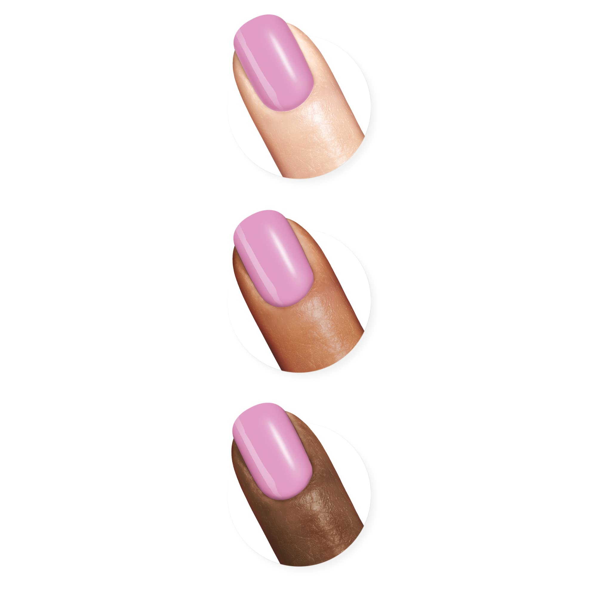 Sally Hansen Miracle Gel Nail Polish - Orchid Ing Aside, Long Lasting Gel-Like Formula, No UV Lamp Needed, Pink Nail Polish for Women - Perfect for Manicures, Pedicures & Everyday Wear