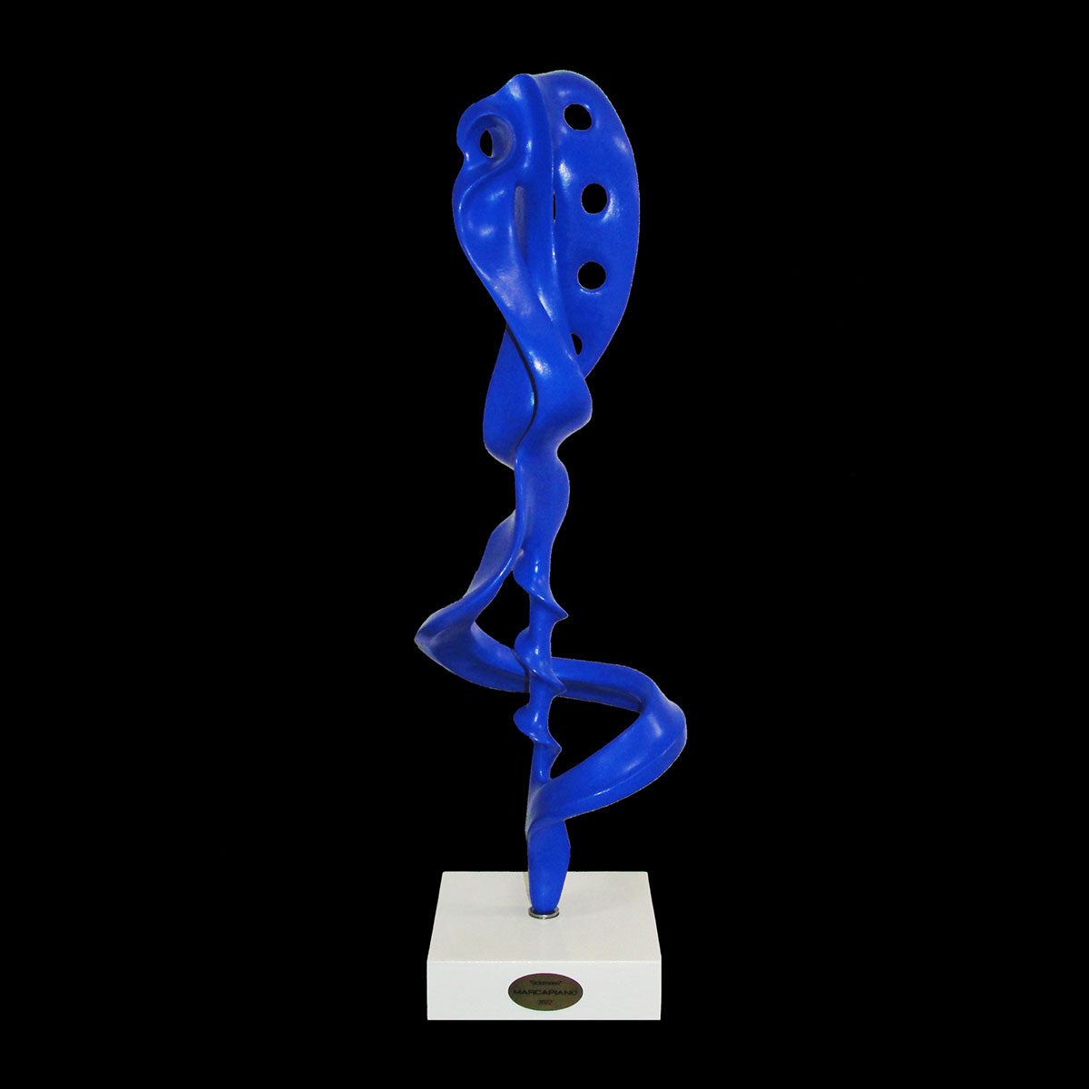 Sciamano Aluminum Sculpture - High-Quality Polymeric Materials Art Piece for Home Decor & Office Display