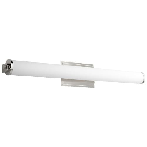 Tempus Collection Polished Nickel Transitional LED Vanity Mirror - Oxygen 3-5003-20 - Modern Bathroom Lighting for Makeup & Grooming