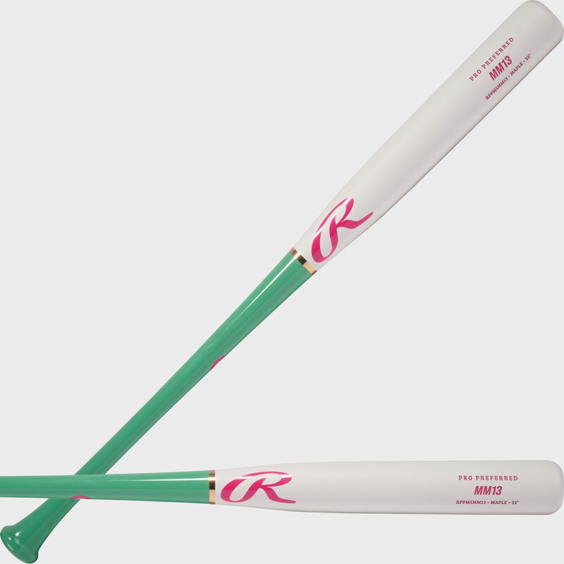 Rawlings Pro Preferred MM13 Maple Baseball Bat - Professional Grade Wood Bat for Baseball Players | Perfect for Games, Training & Practice | RPPM5MM13