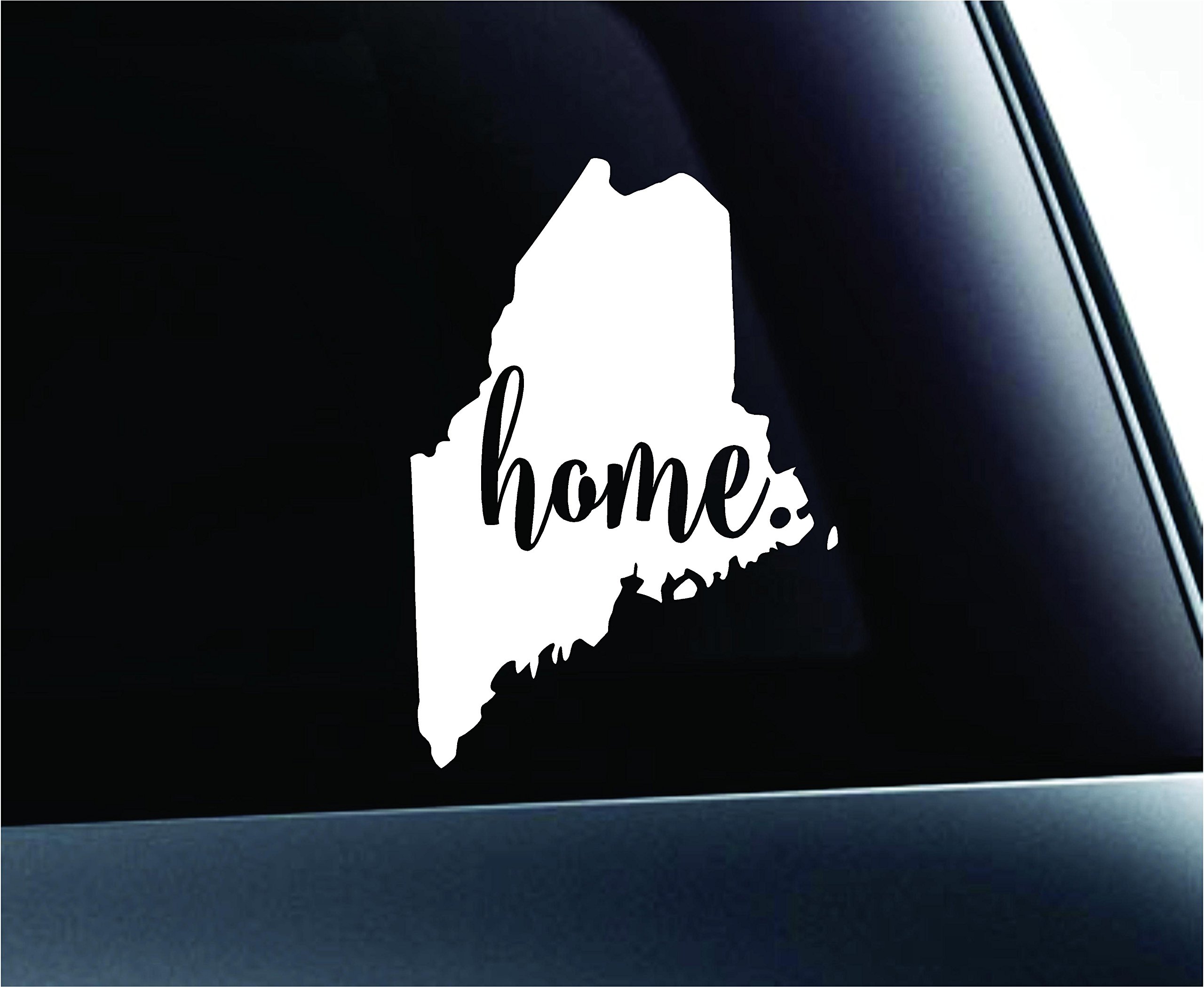 Maine State Augusta Sticker - Car, Laptop Decal for Home & Office