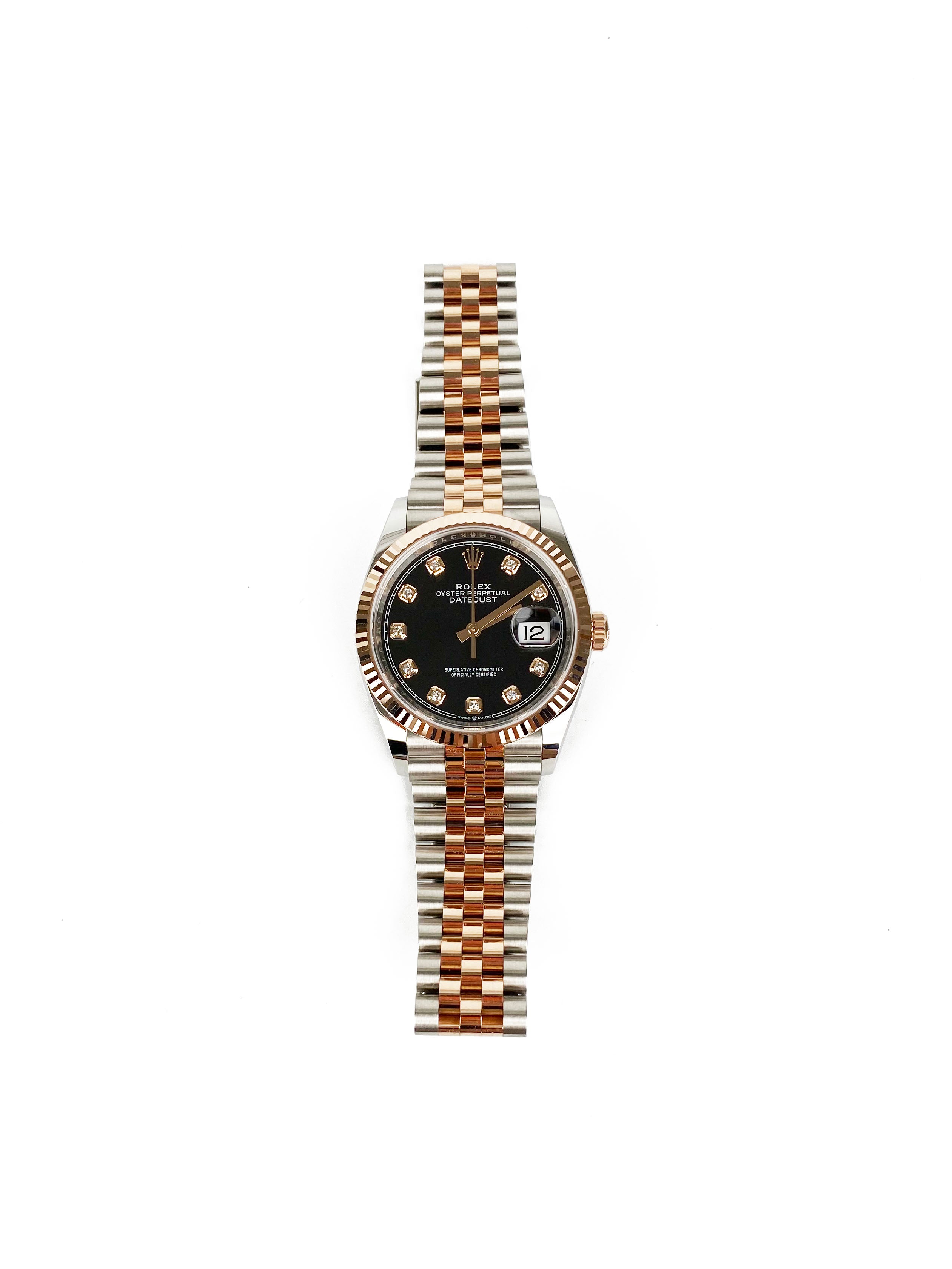 Rolex Datejust 36 Oystersteel & Everose Gold Watch - Luxury Automatic Timepiece for Men & Women | Perfect for Business, Formal Events & Everyday Wear