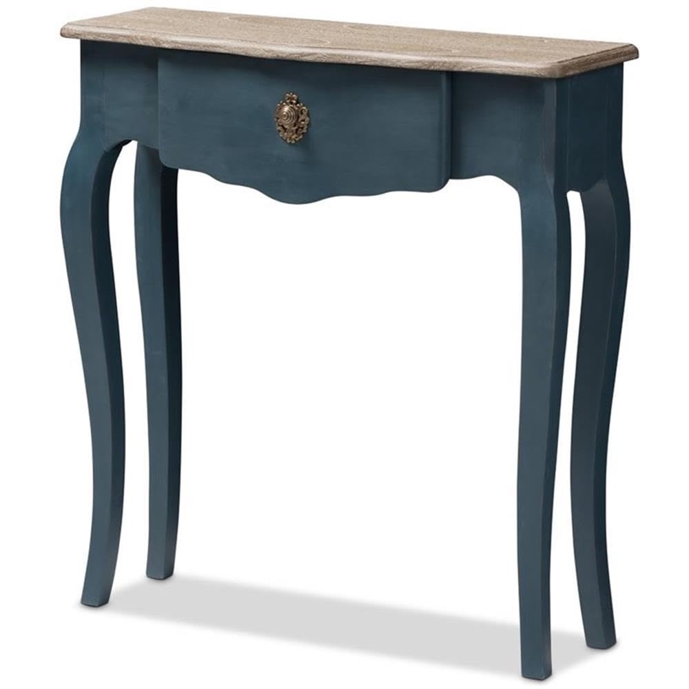 BOWERY HILL Provincial Blue Spruce Console Table - Entryway Sofa Table, Hallway Accent Furniture for Living Room & Bedroom Decor
