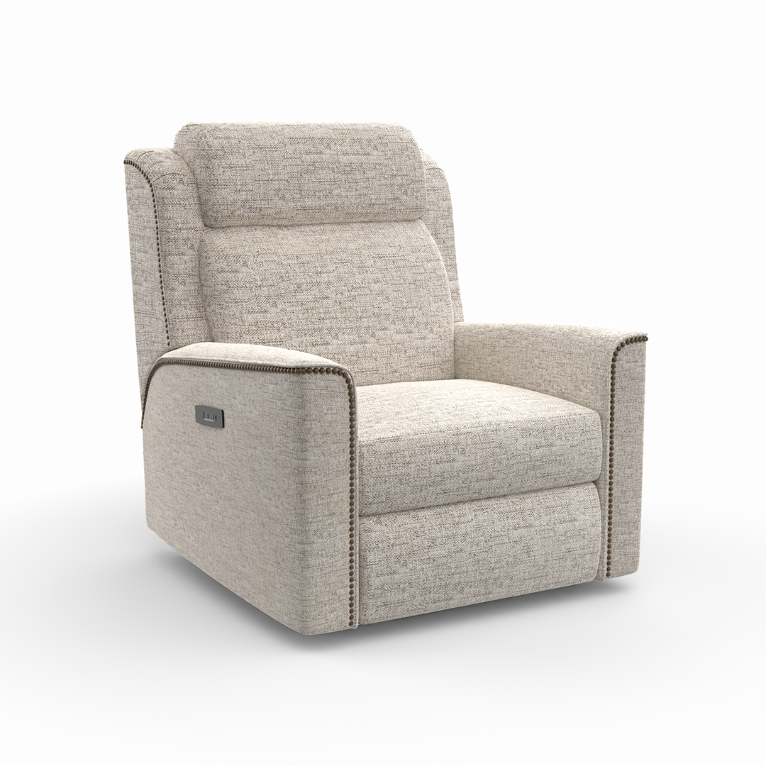 Comfortable Mason Glider Recliner Chair with Smooth Swivel Motion - Perfect for Nursery, Living Room & Relaxation