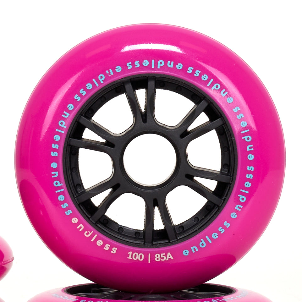 100mm 85a Pink Longboard Skateboard Wheels - Smooth Ride for Cruising & Downhill - Perfect for Street, Park & Skateboarding Enthusiasts