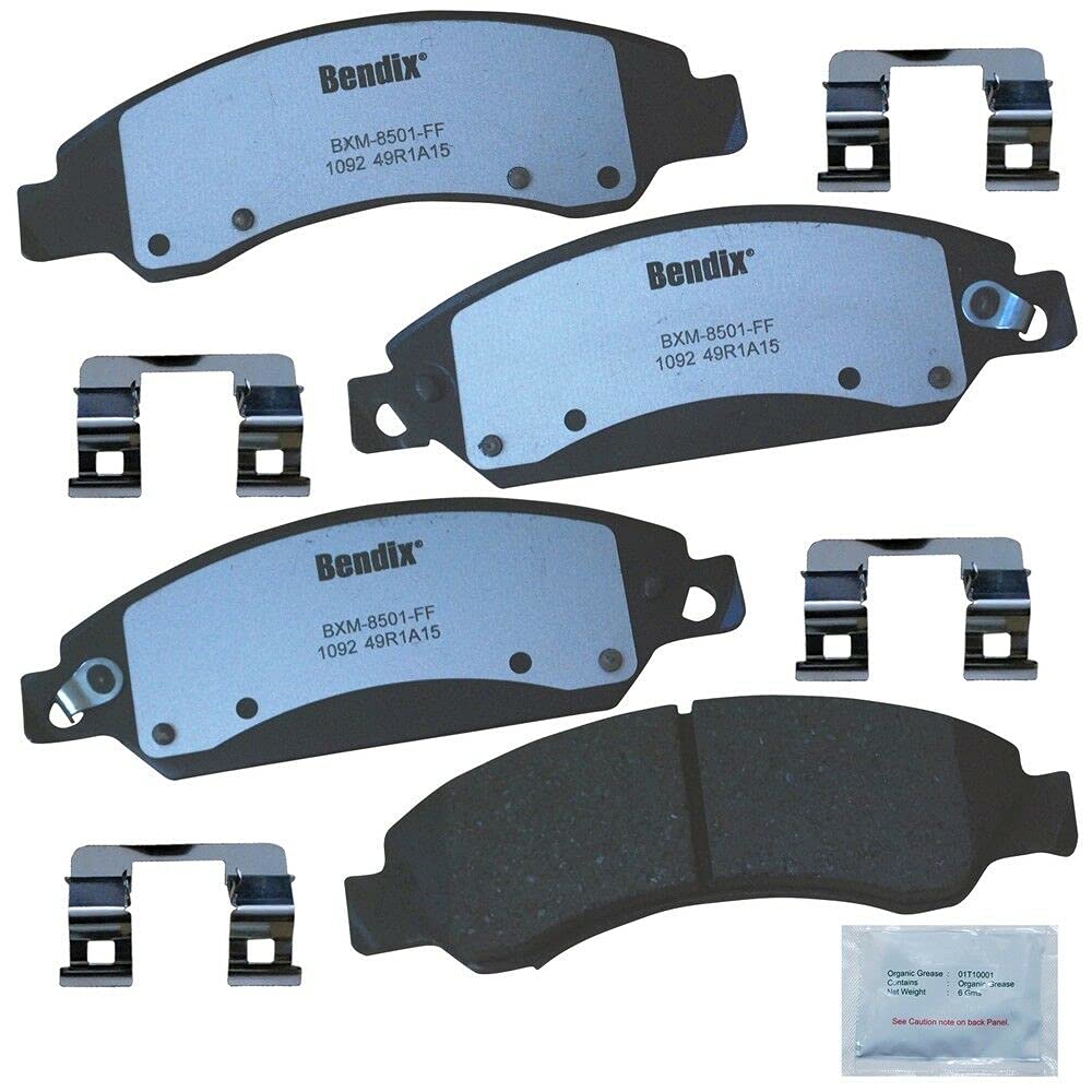 High-Performance Replacement Disc Brake Pad Set for Police Vehicles - Front Brake Pads - Perfect for Emergency Stops & Heavy-Duty Police Pursuits