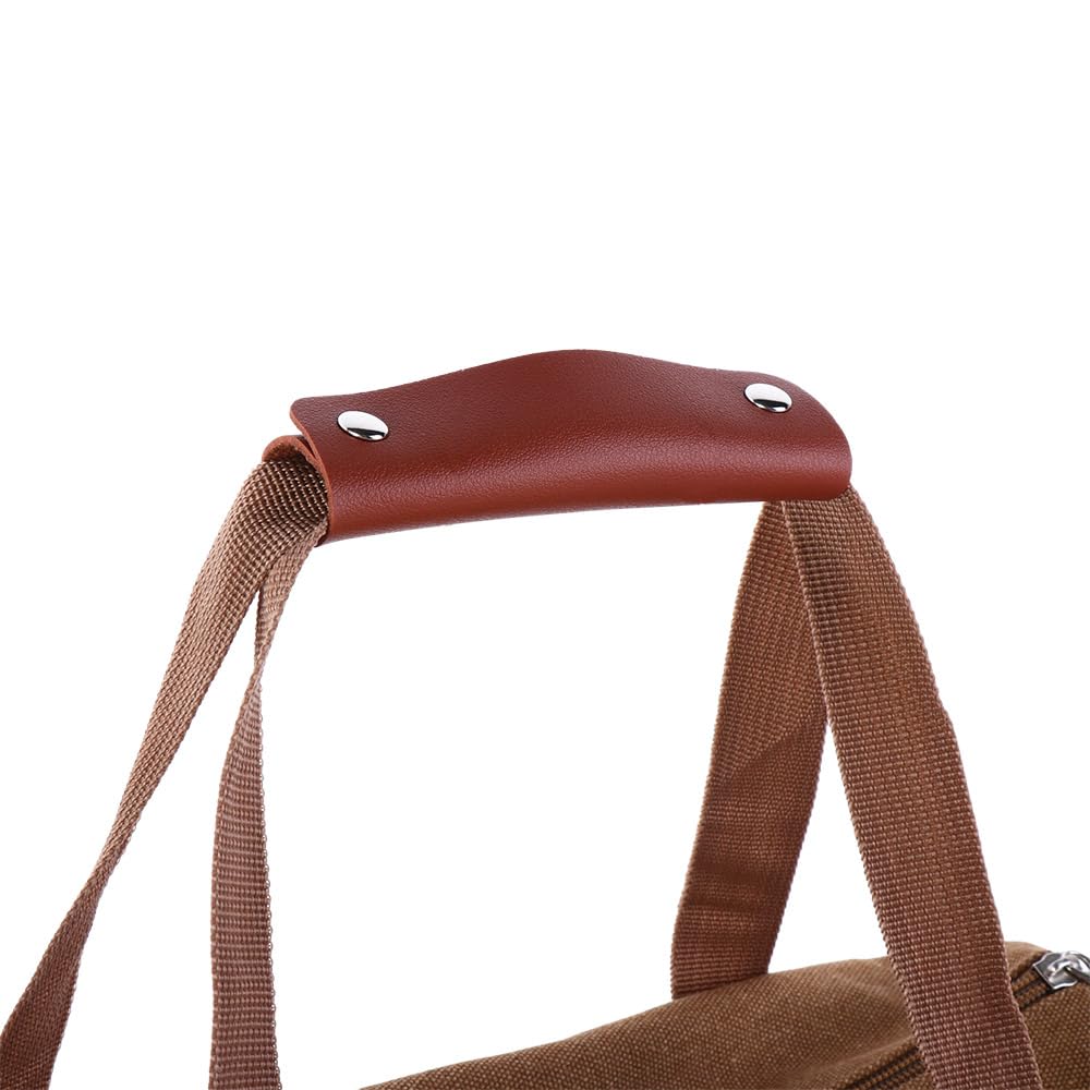Leadigol 4 Pcs PU Leather Handbag Handle Protectors - Shoulder Strap Covers for Purses, Tote Bags & Suitcases | Durable & Comfortable Grip Protectors for Daily Use, Travel & Work