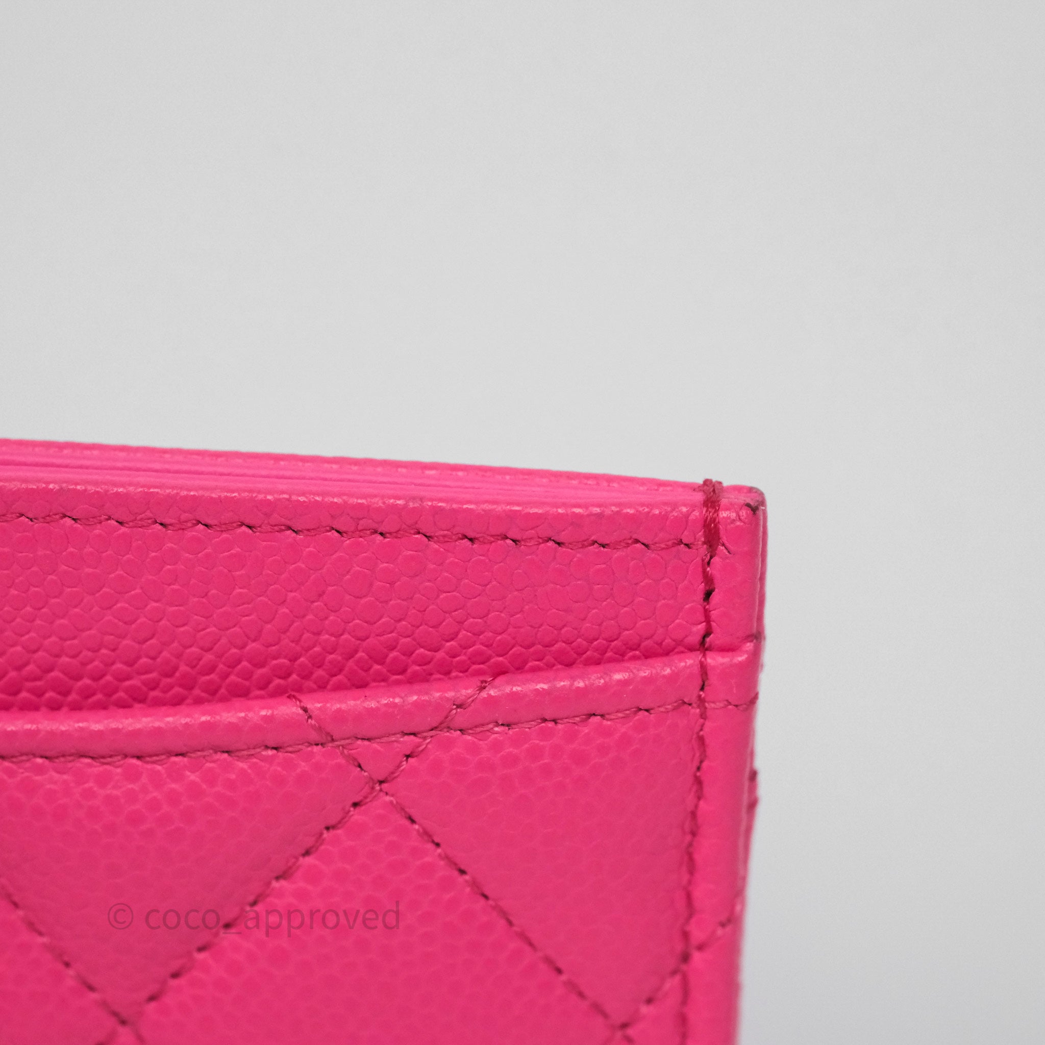 Chanel Classic Flap Card Holder in Pink Caviar Leather with Gold Hardware - Luxury Compact Wallet for Everyday Use & Gift Giving