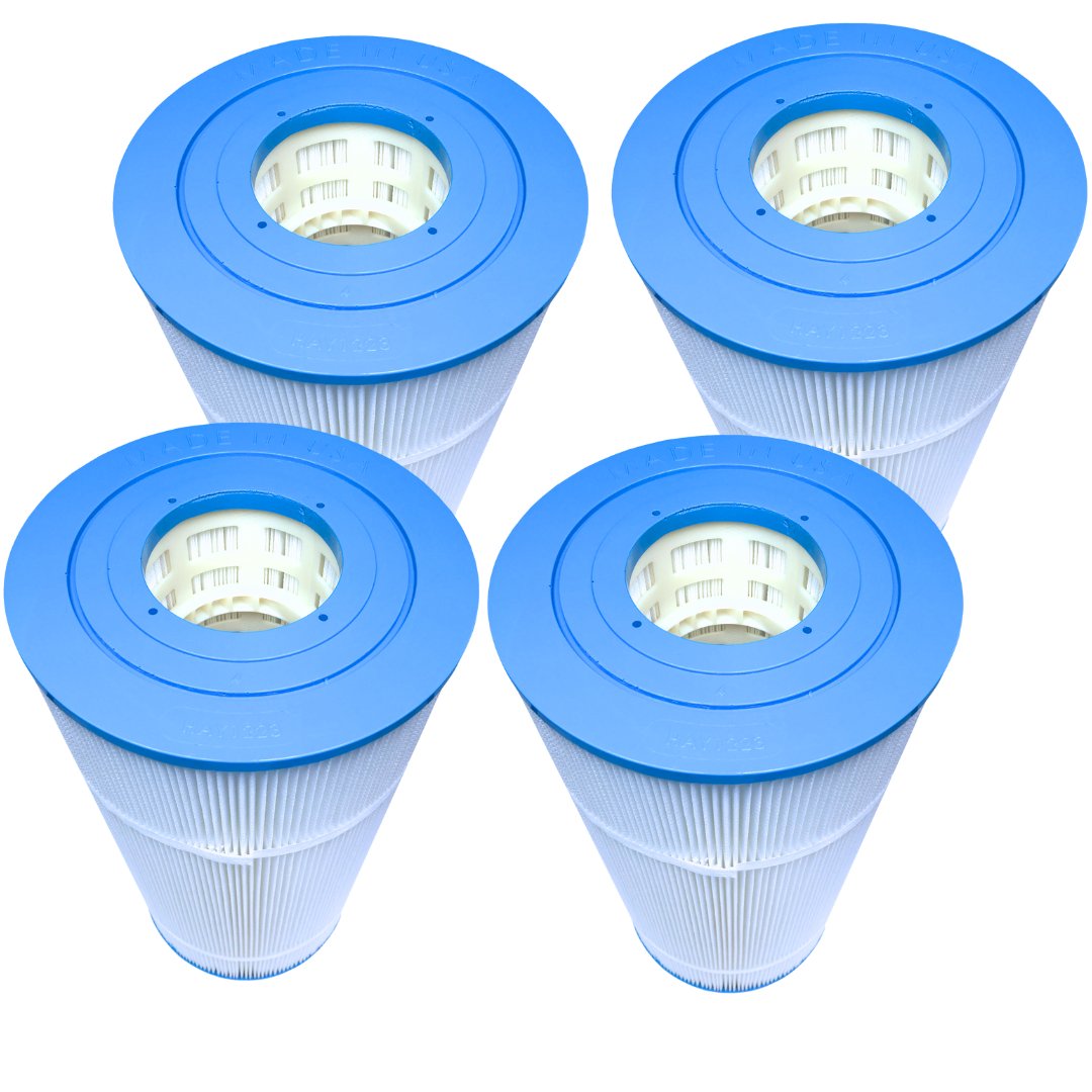 Atomic USA Made Pool Filter 4 Pack - Replacement for Pleatco PA56SV, Hayward Swim Clear C2025, Filbur FC 1223, Unicel C 7458 - Perfect for Swimming Pool Maintenance & Water Filtration Systems